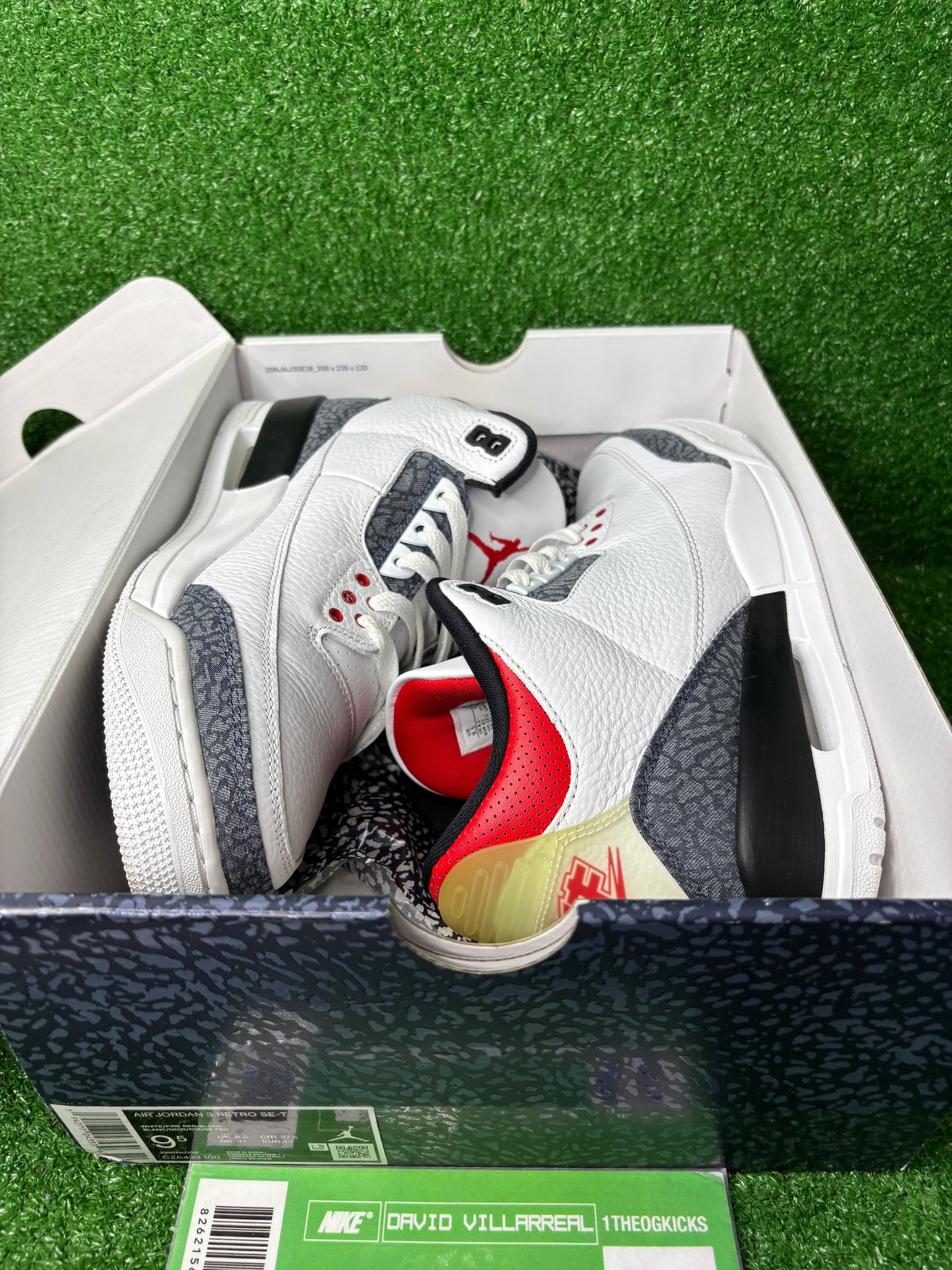 Air Jordan 3 Retro SE-T CO.JP Fire Red - Size 9.5