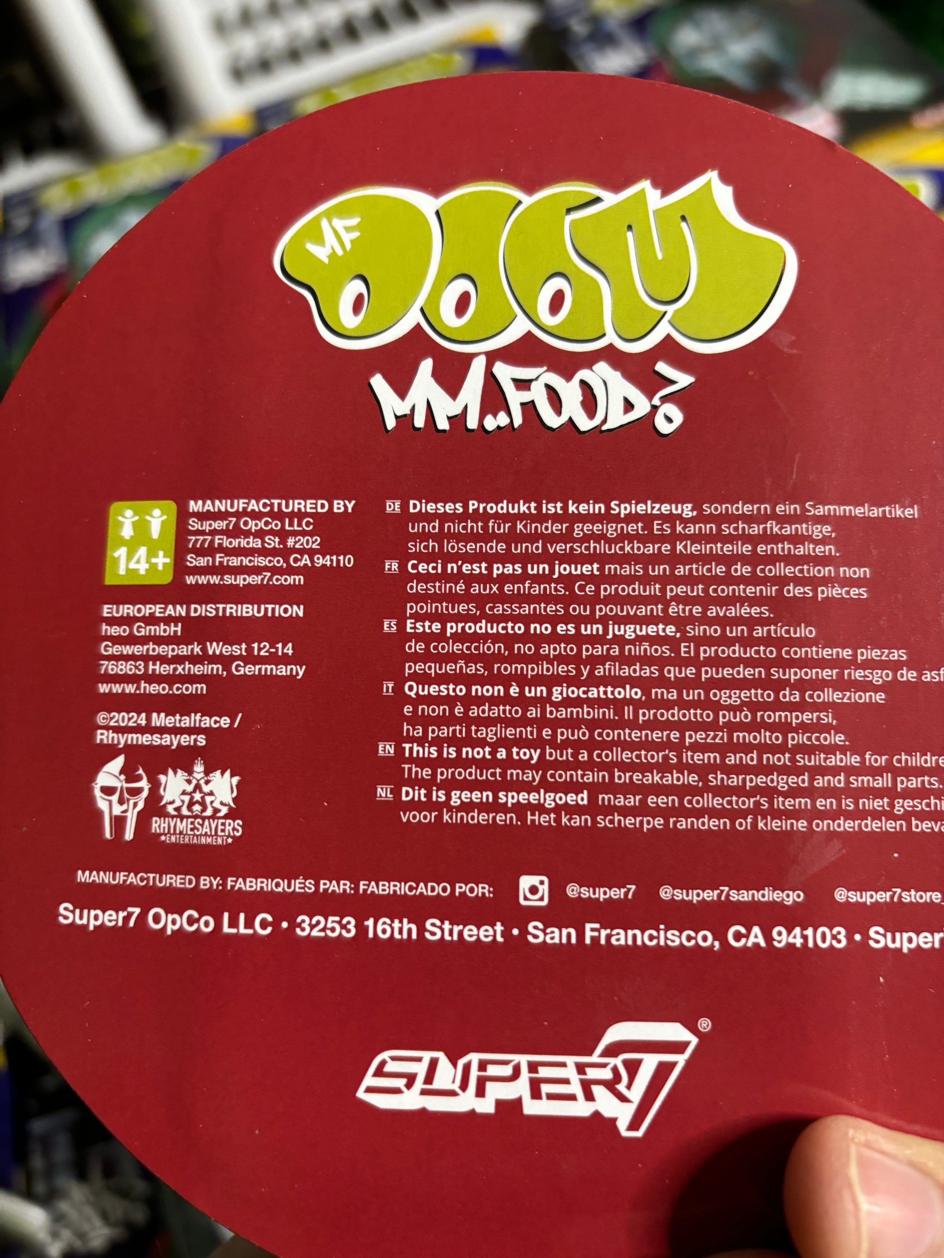 MF DOOM Wave 2 ReAction Figures