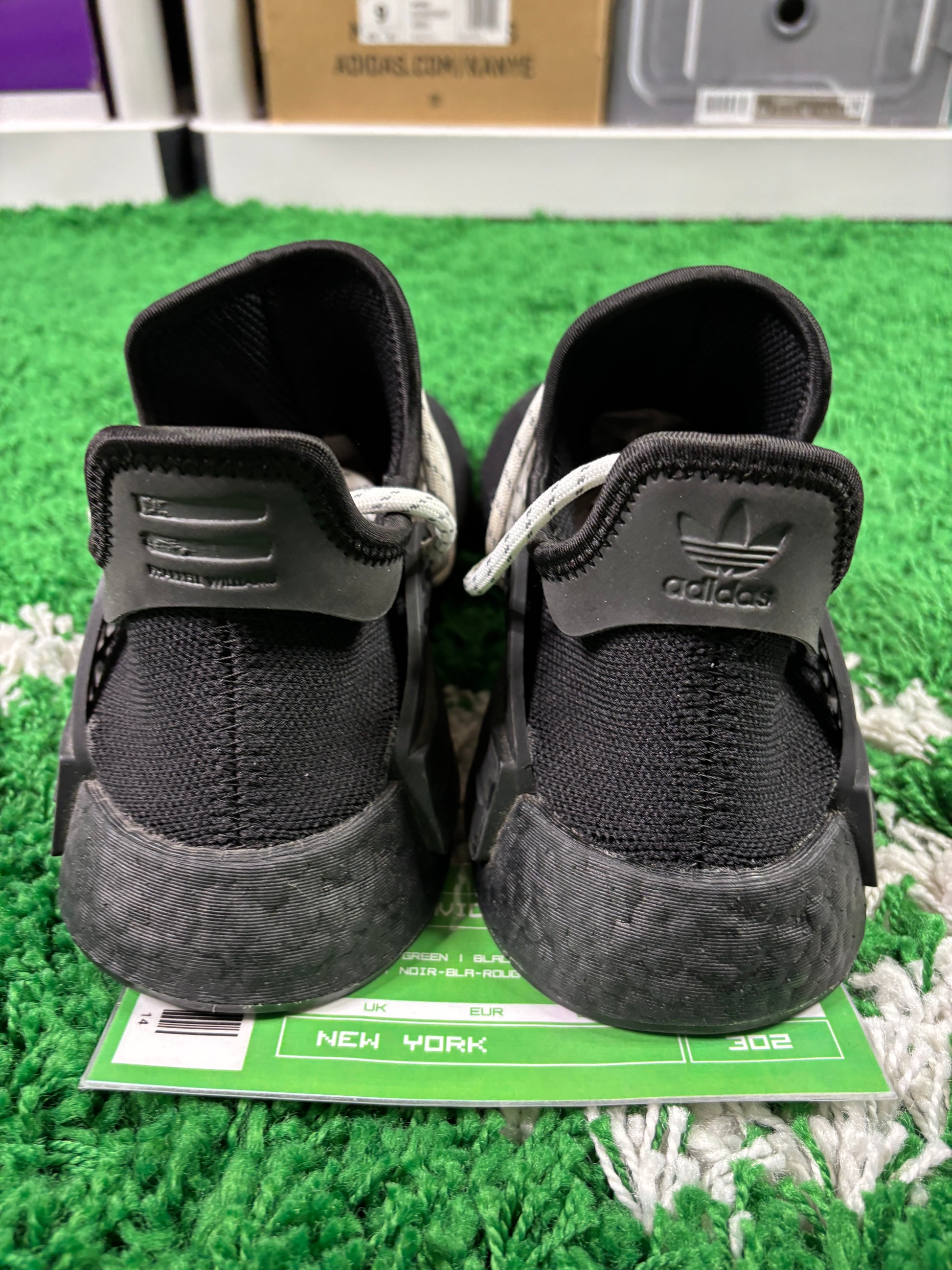 Addidas Pharrell x NMD Human Race 'Black' - Size 8