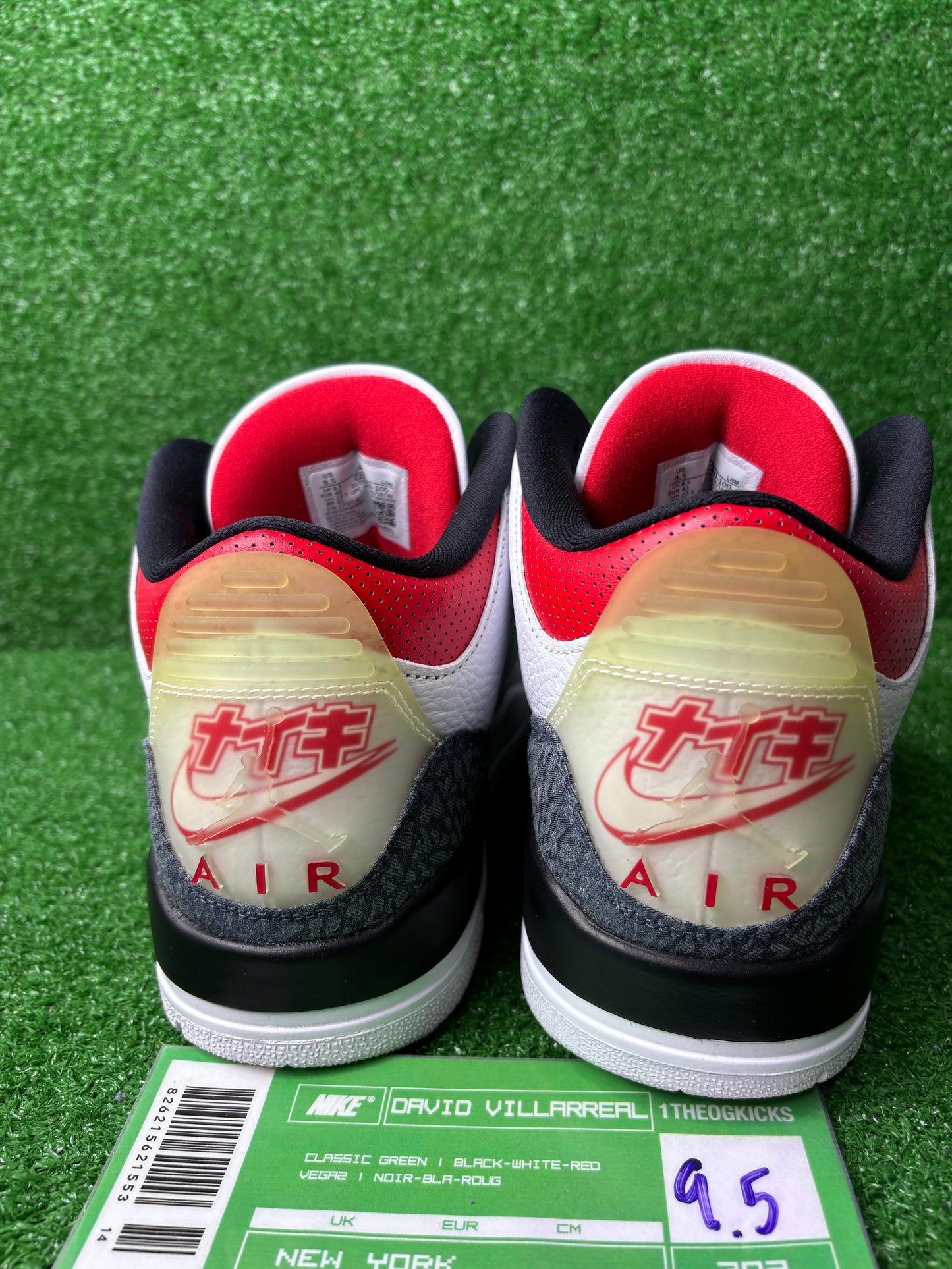 Air Jordan 3 Retro SE-T CO.JP Fire Red - Size 9.5