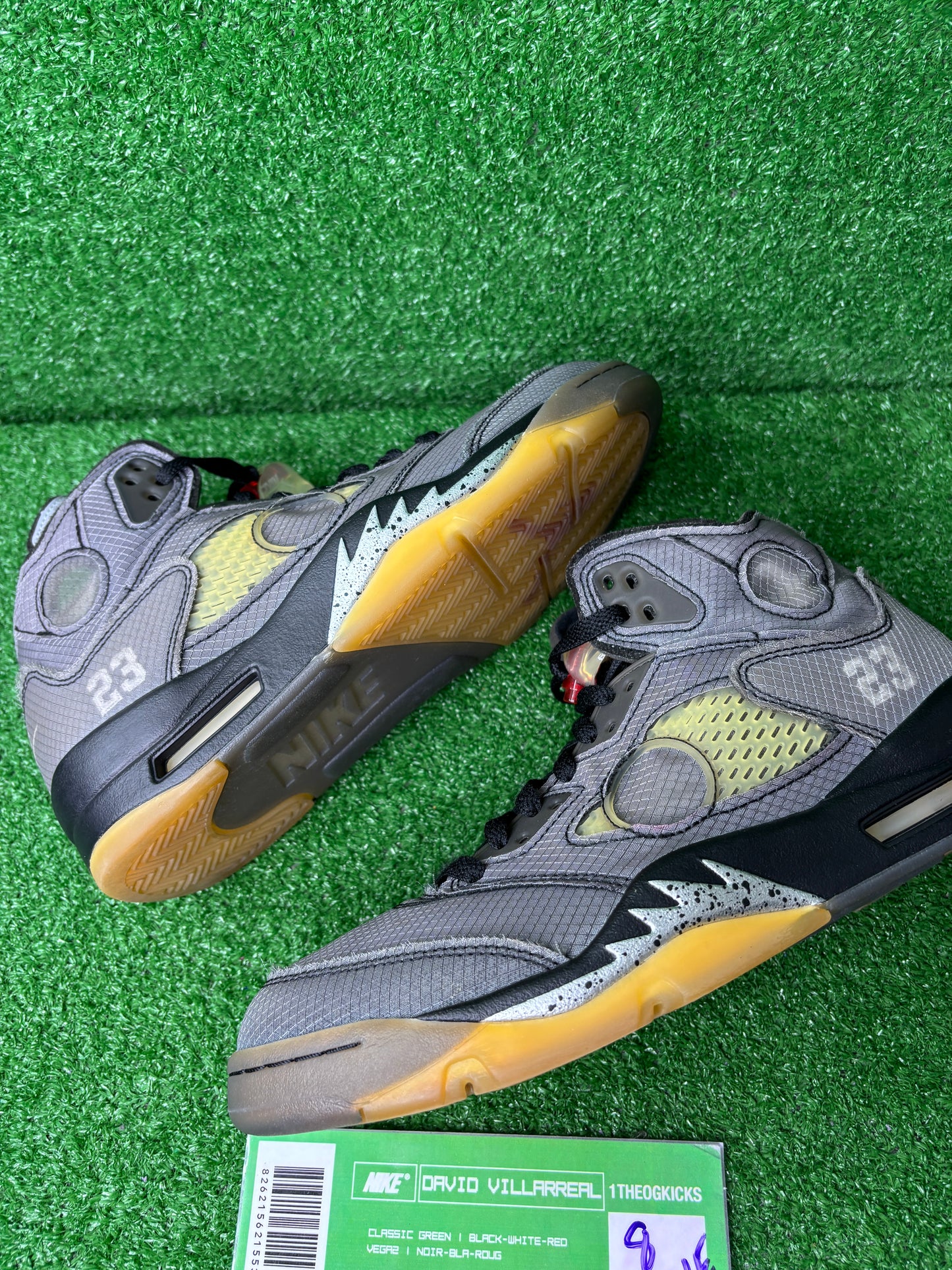 Jordan 5 Off-White Muslin SAMPLE - Size 8