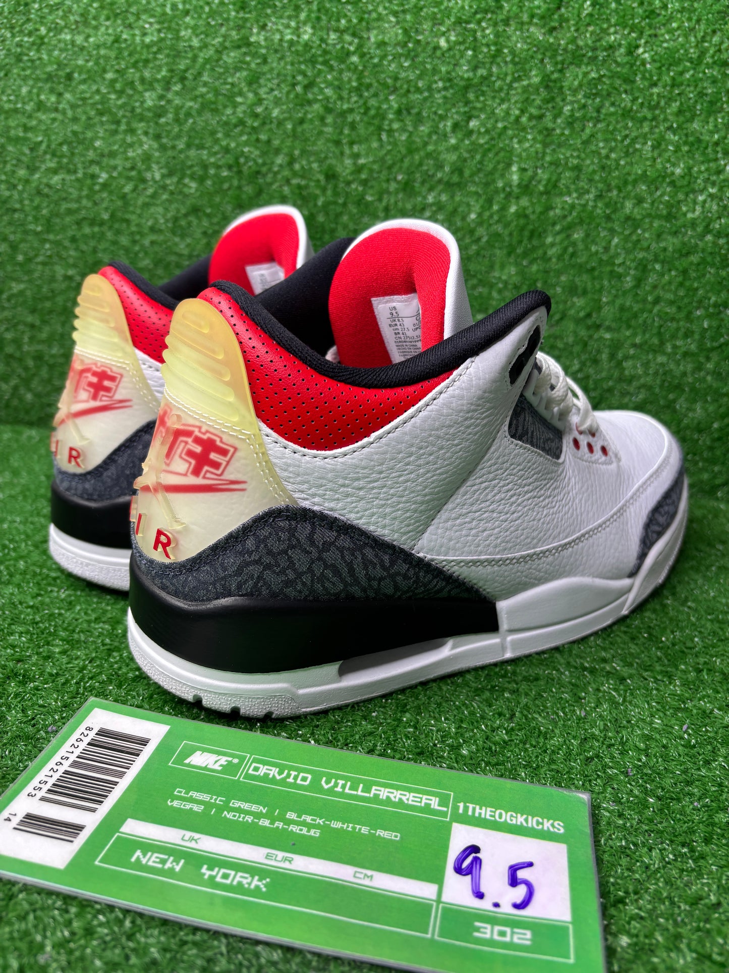 Air Jordan 3 Retro SE-T CO.JP Fire Red - Size 9.5