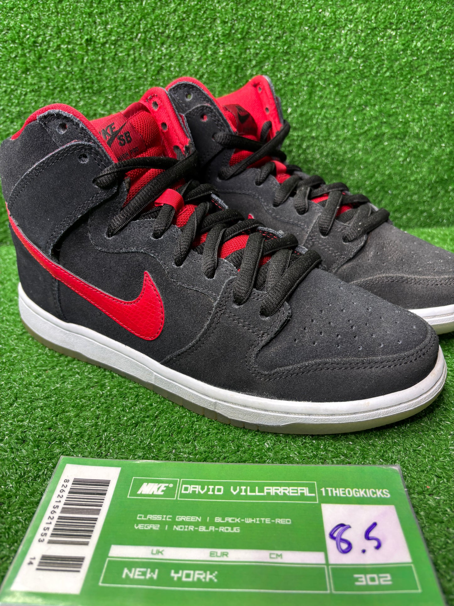 Nike Sb Red J Pack High - Size 8.5