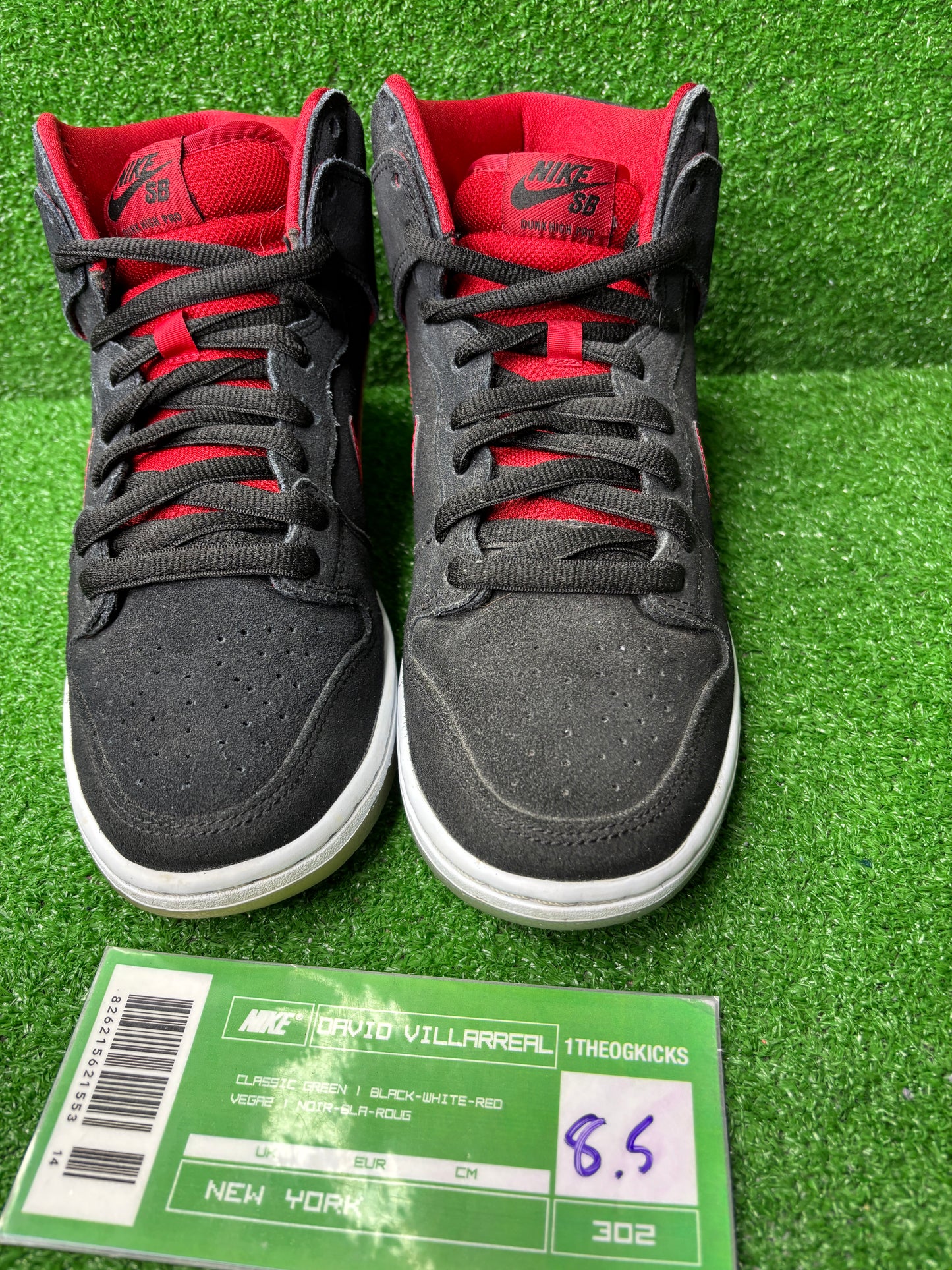 Nike Sb Red J Pack High - Size 8.5