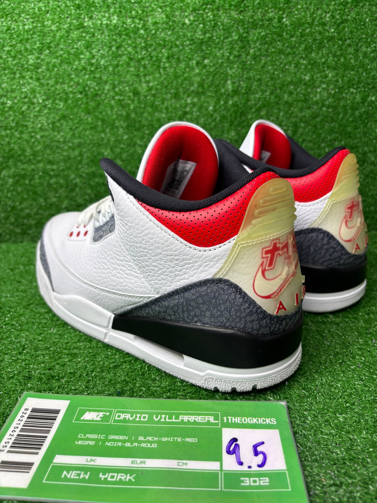 Air Jordan 3 Retro SE-T CO.JP Fire Red - Size 9.5