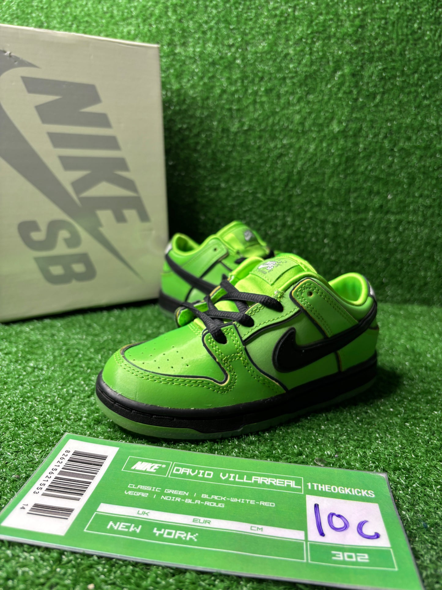 Nike Sb Powerpuff Girls Buttercup (TD) - Size 10C
