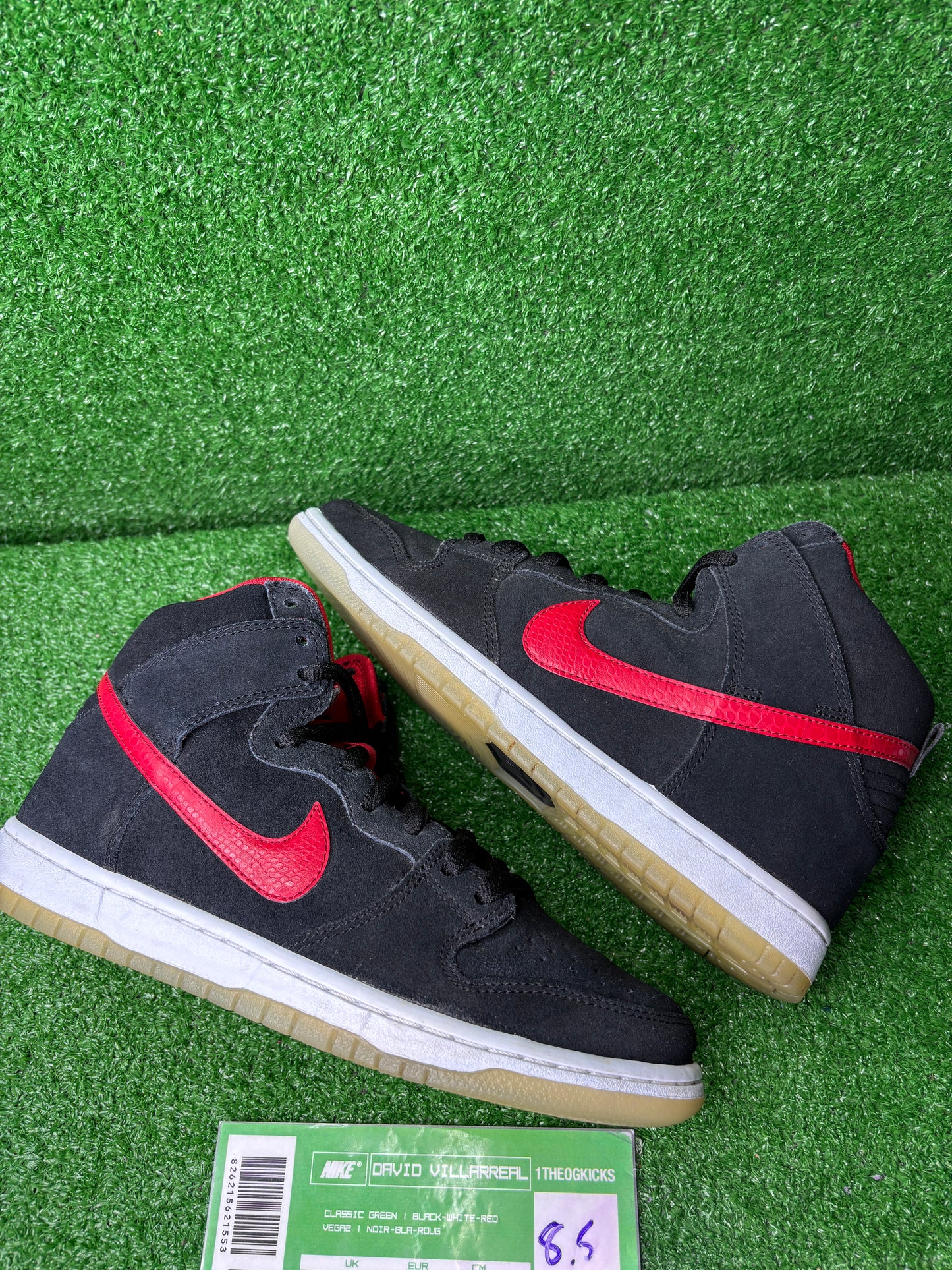 Nike Sb Red J Pack High - Size 8.5
