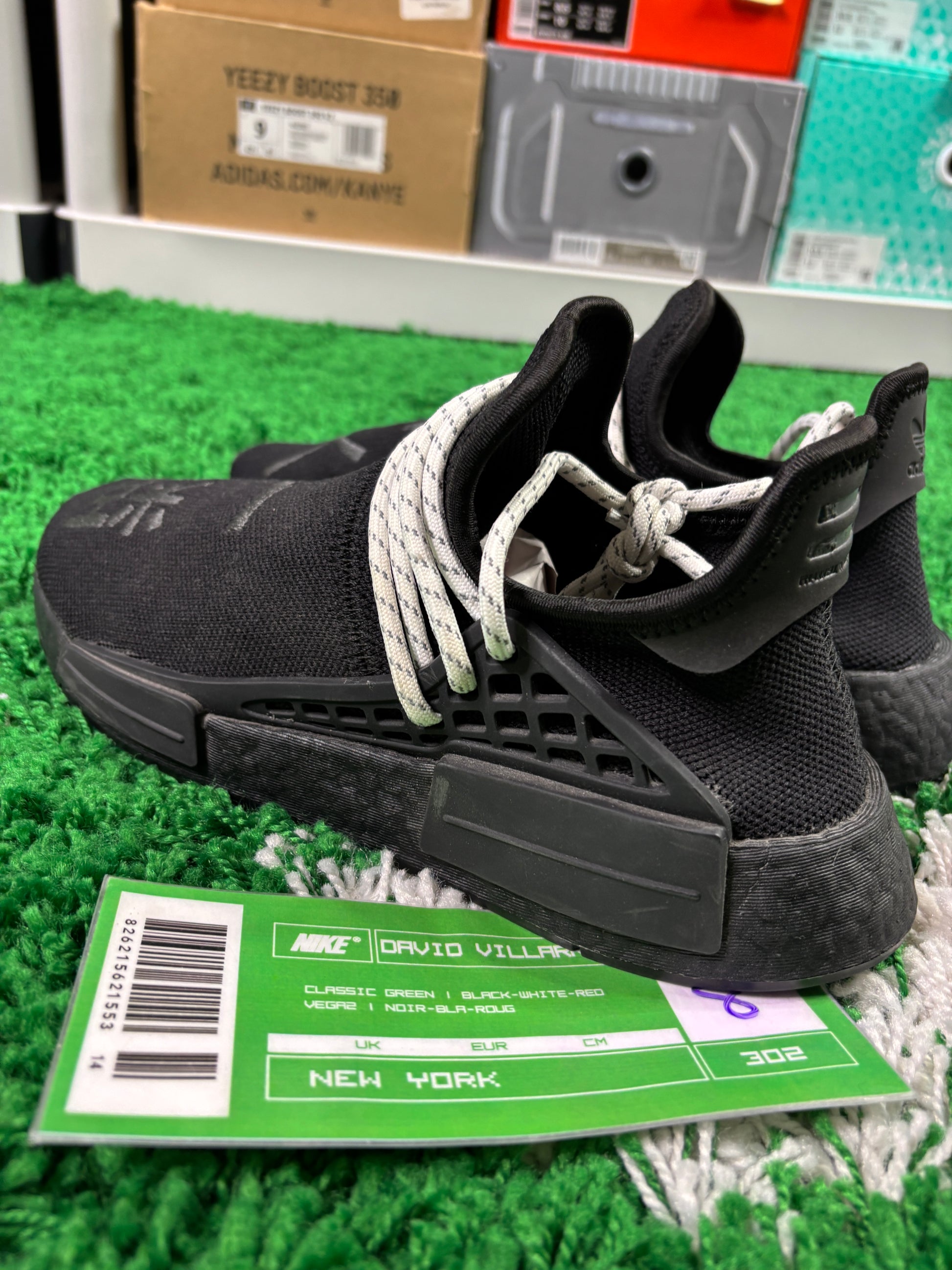 Addidas Pharrell x NMD Human Race 'Black' - Size 8