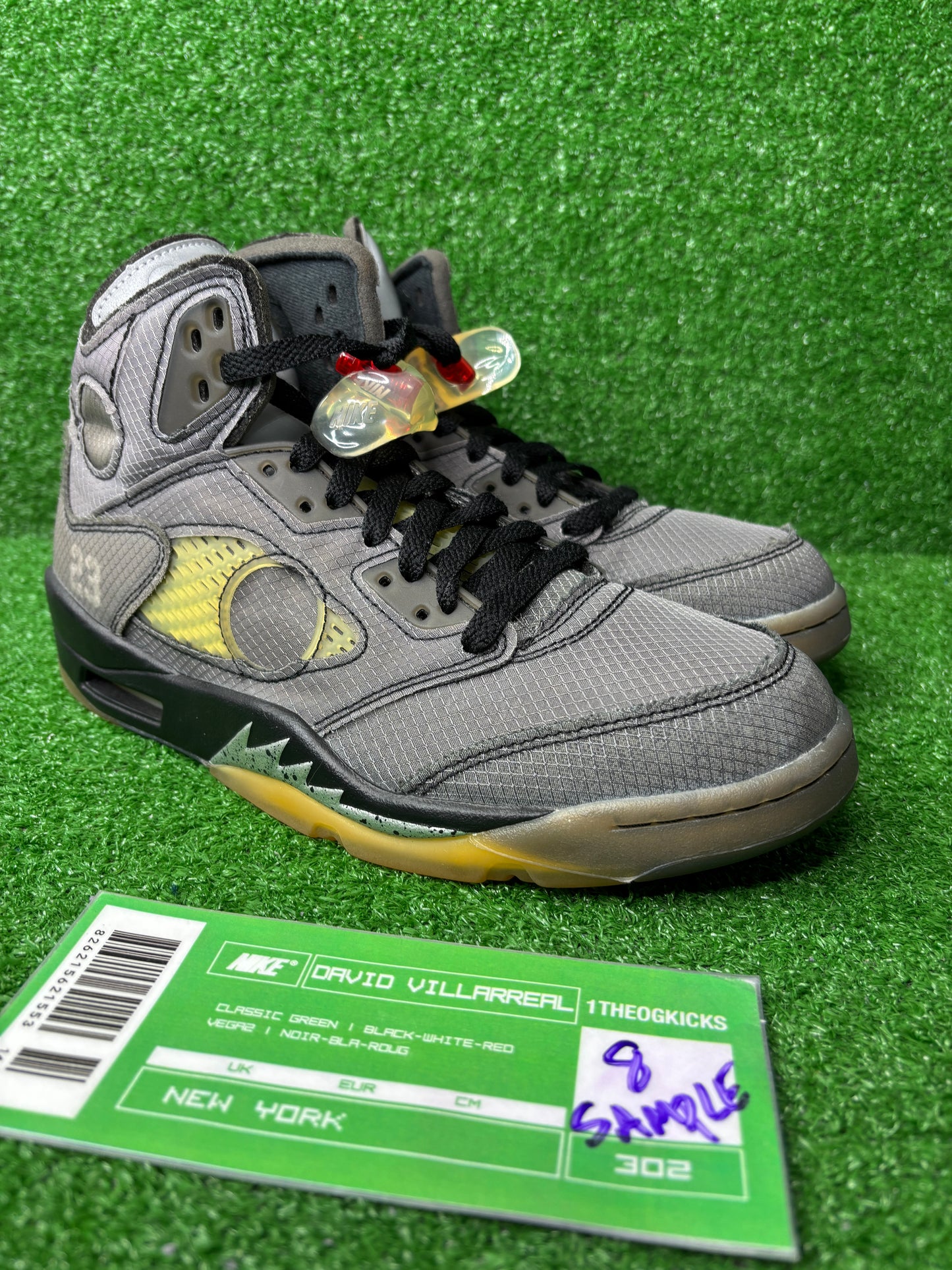 Jordan 5 Off-White Muslin SAMPLE - Size 8