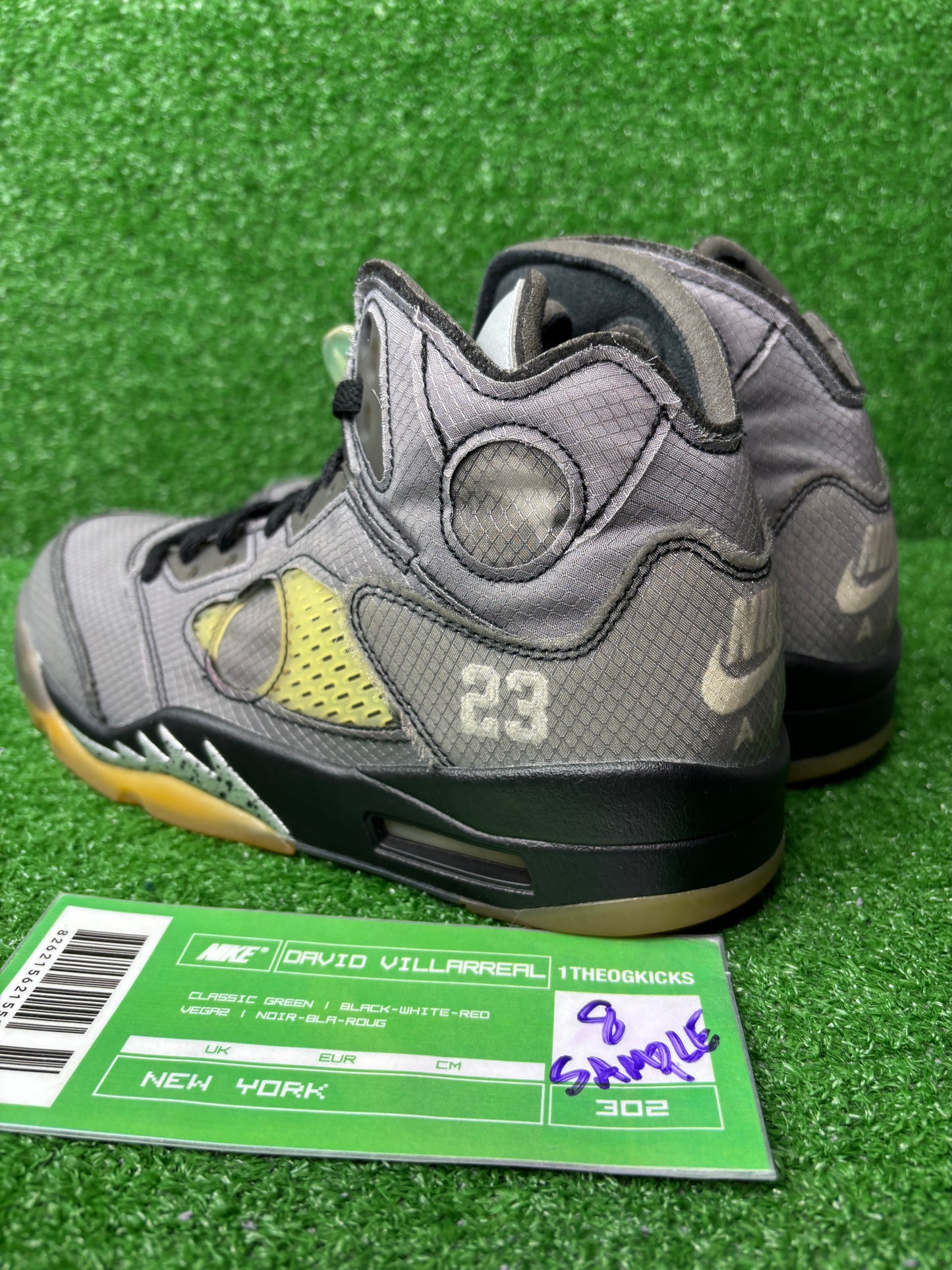 Jordan 5 Off-White Muslin SAMPLE - Size 8