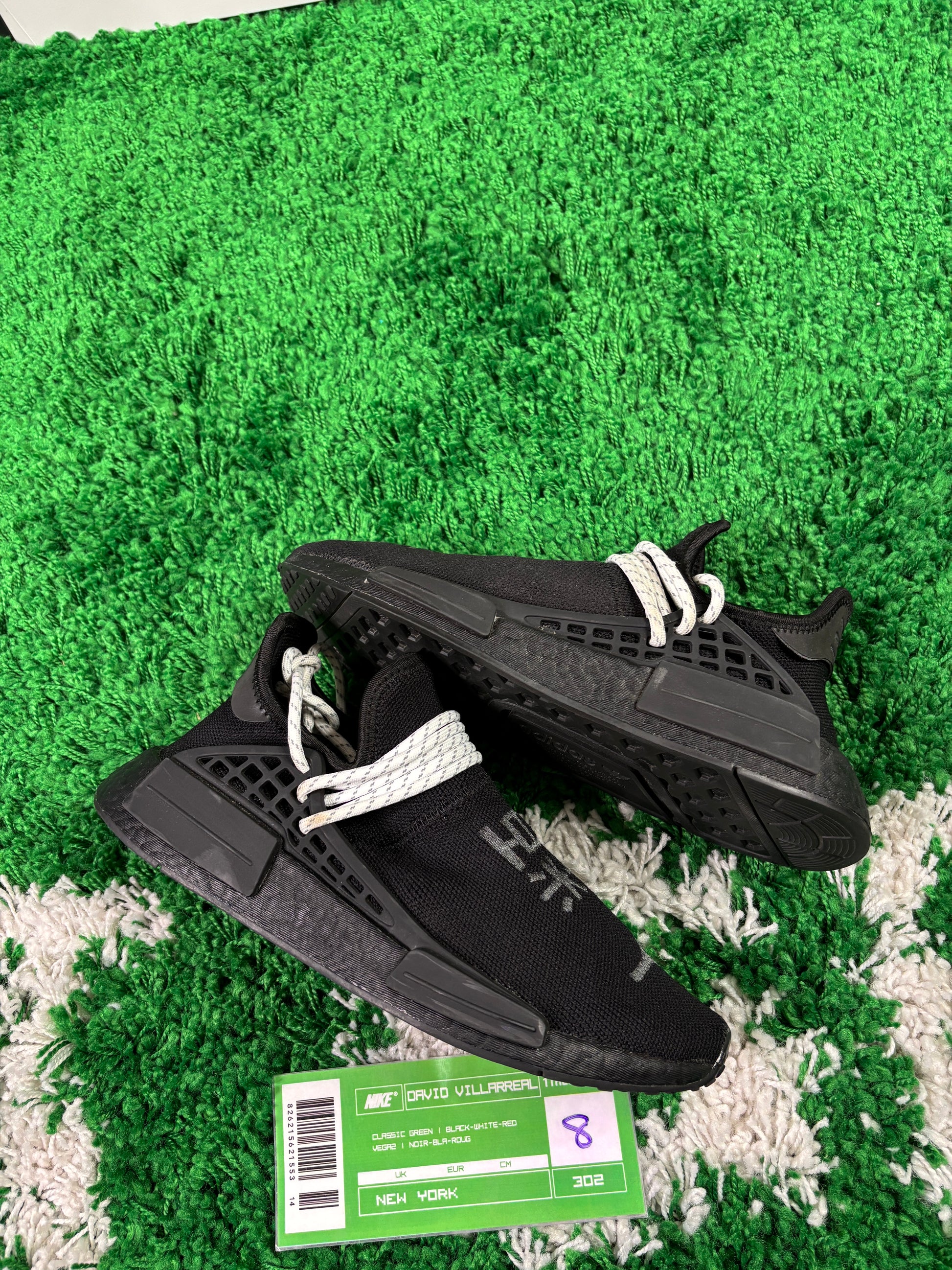 Addidas Pharrell x NMD Human Race 'Black' - Size 8
