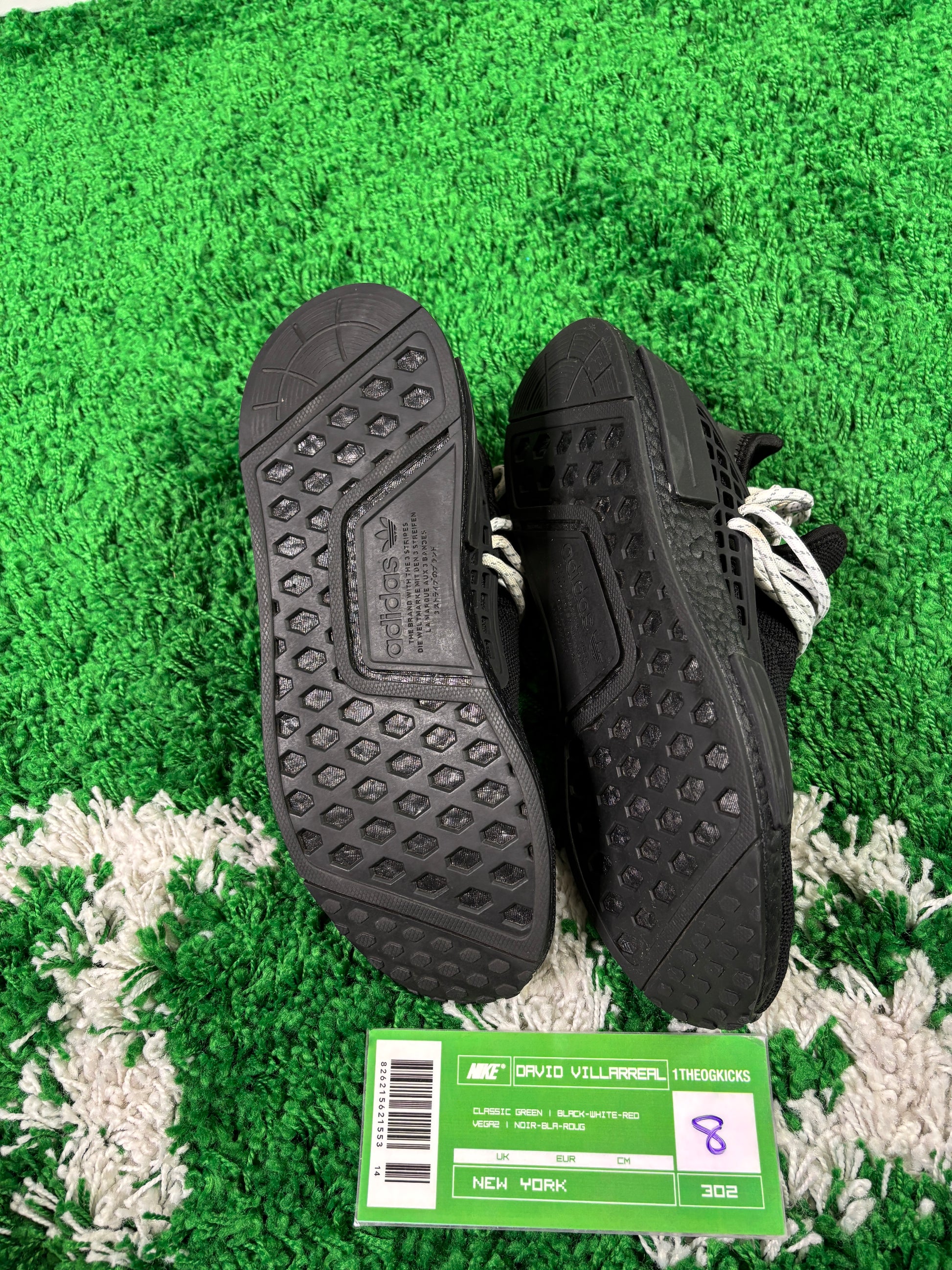 Addidas Pharrell x NMD Human Race 'Black' - Size 8