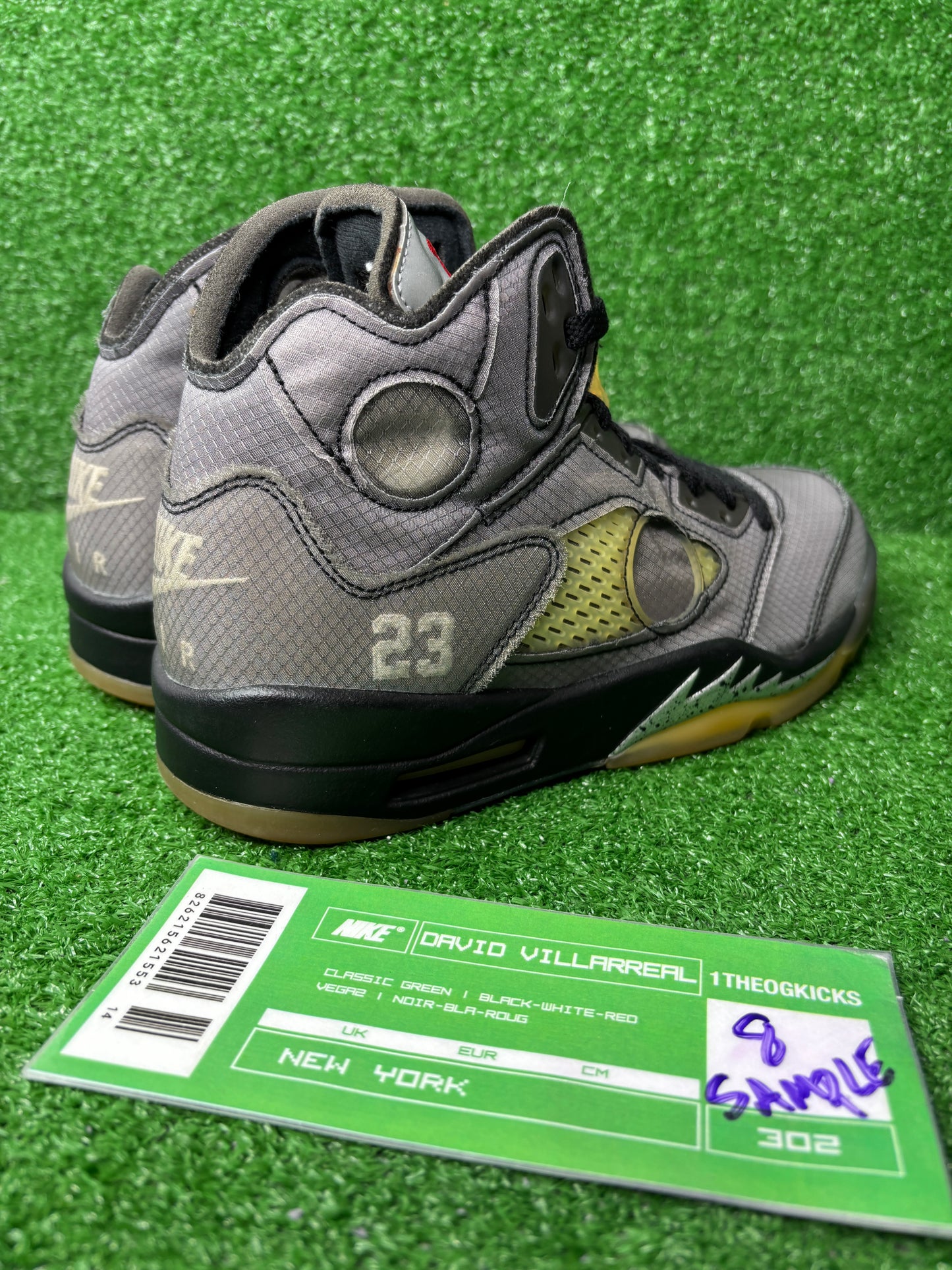 Jordan 5 Off-White Muslin SAMPLE - Size 8