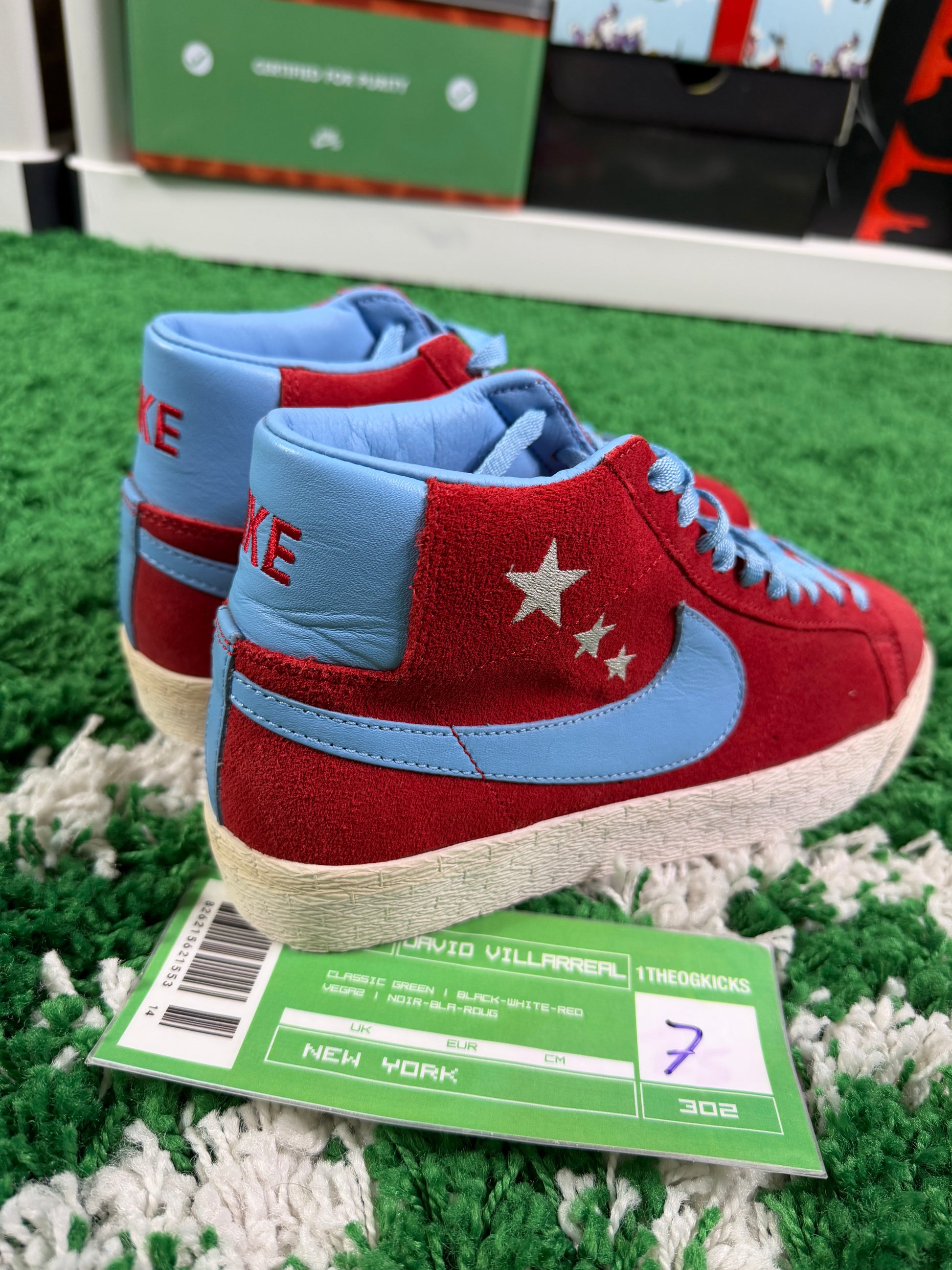 Nike Sb Vanilla Ice Blazers - Size 7