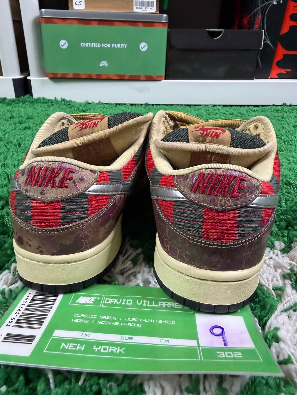 Nike Sb Freddy Krueger's - Size 9