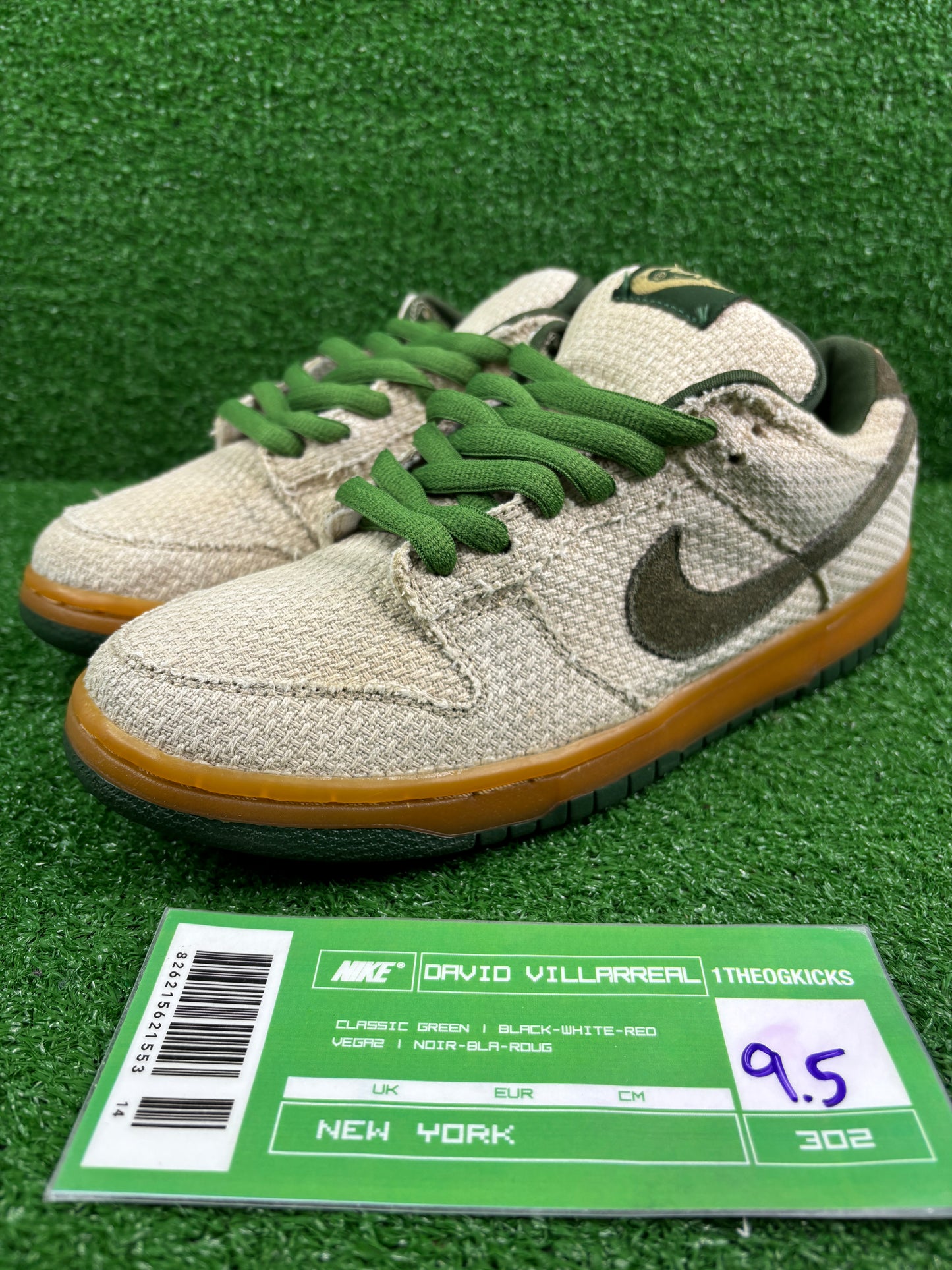 Nike Sb Bonsai Hemp - Size 9.5