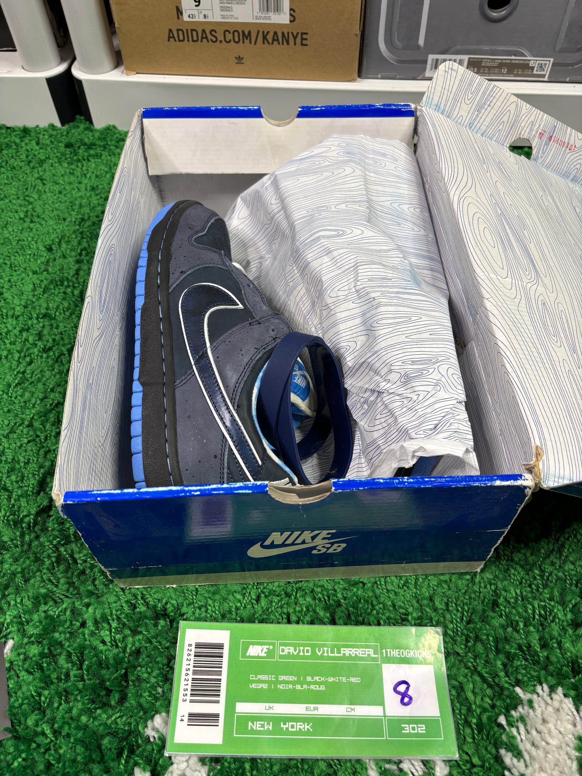 Nike Sb Blue Lobsters - Size 8
