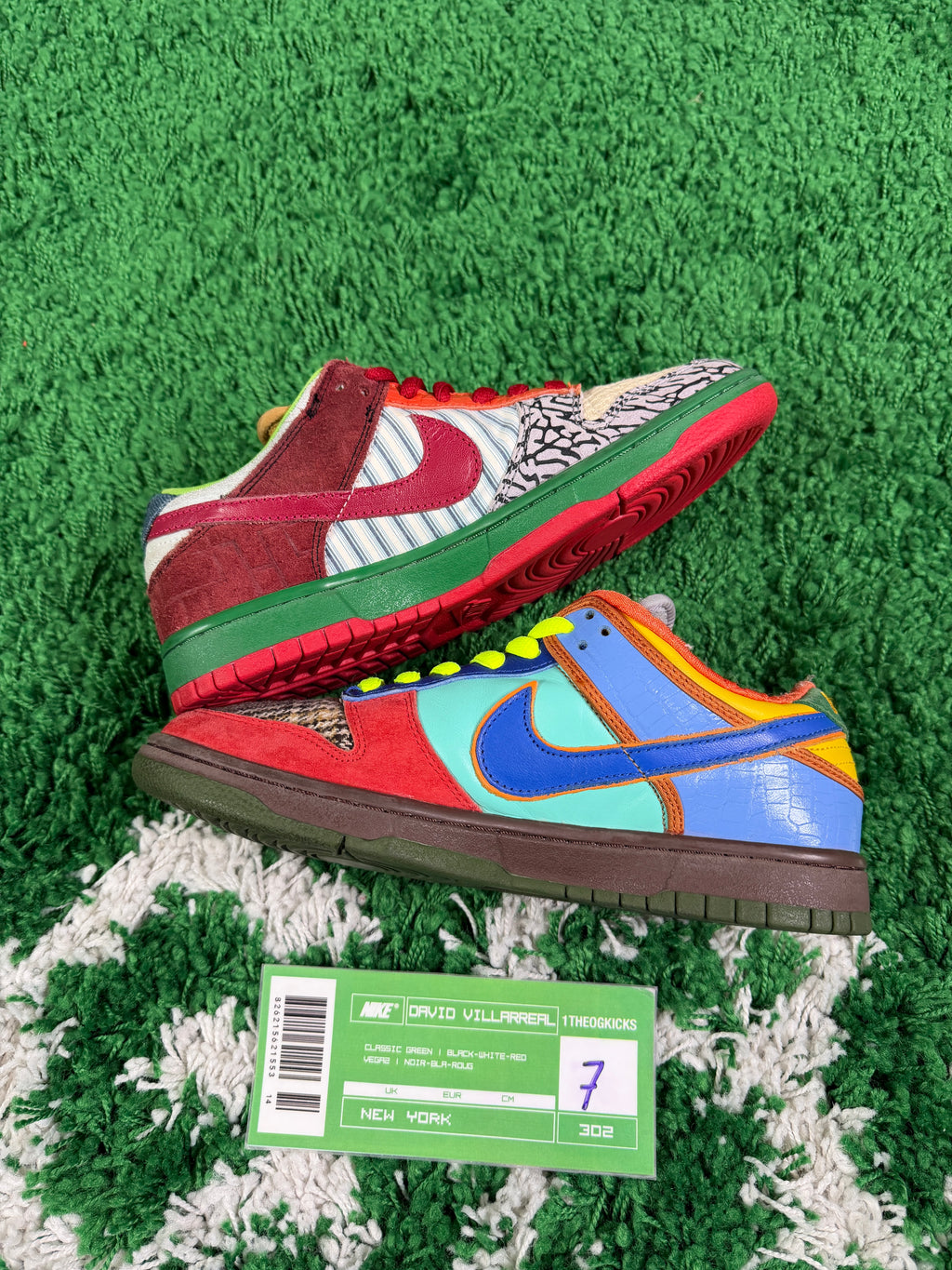 Nike Sb What The Dunks - Size 7