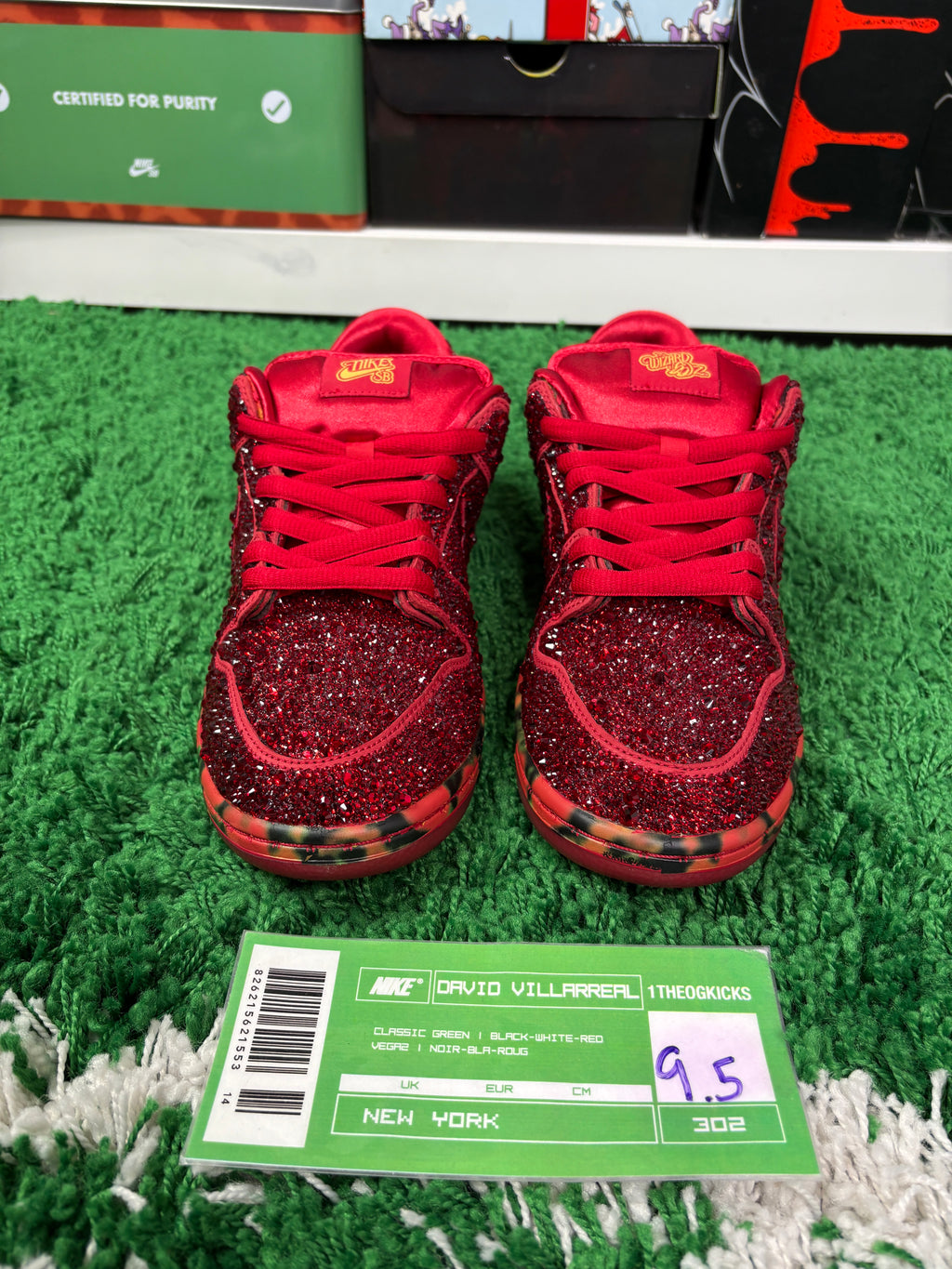 Nike Sb Wizard of Oz Dorthy Custom - Size 9.5