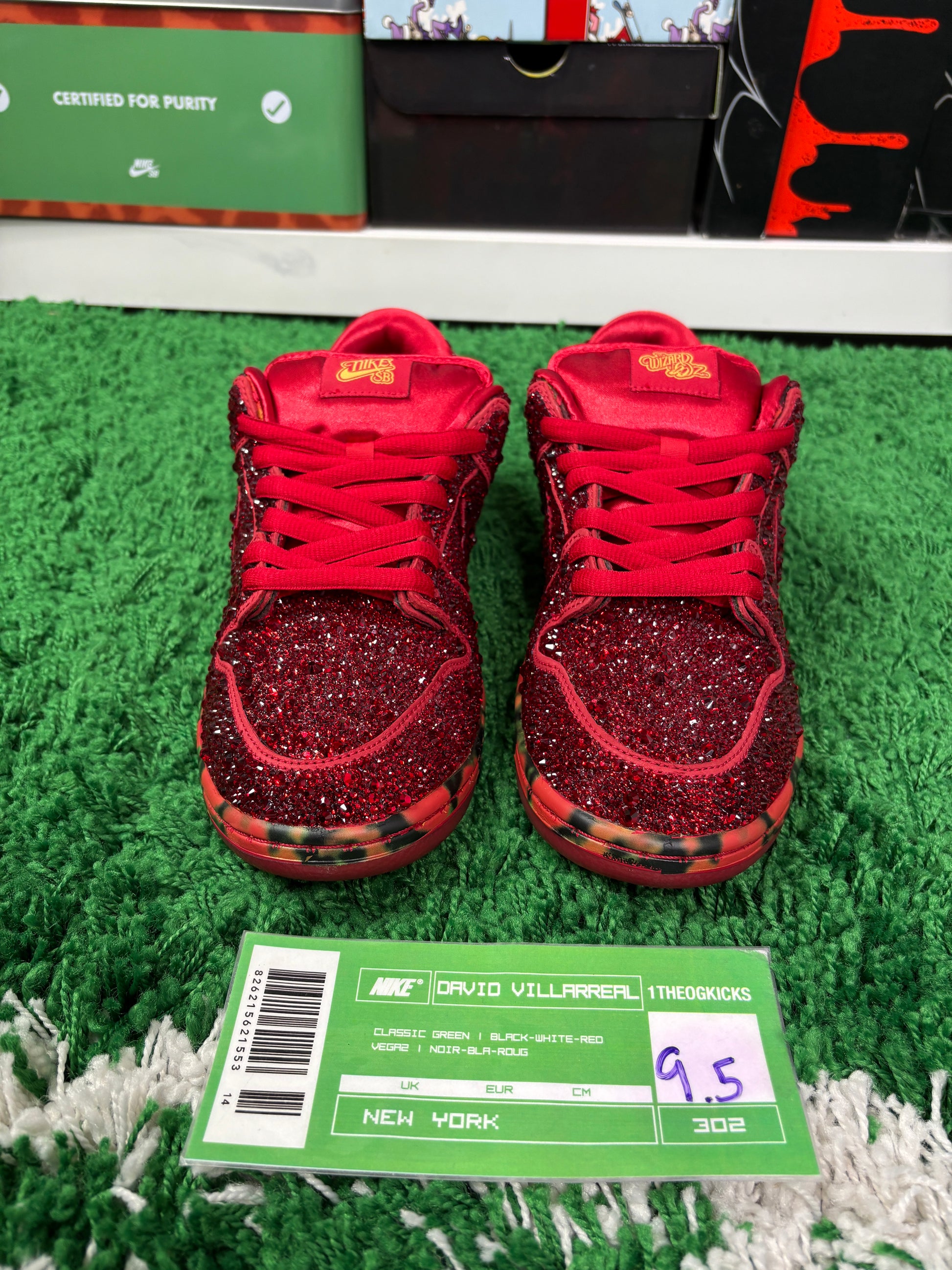 Nike Sb Wizard of Oz Dorthy Custom - Size 9.5