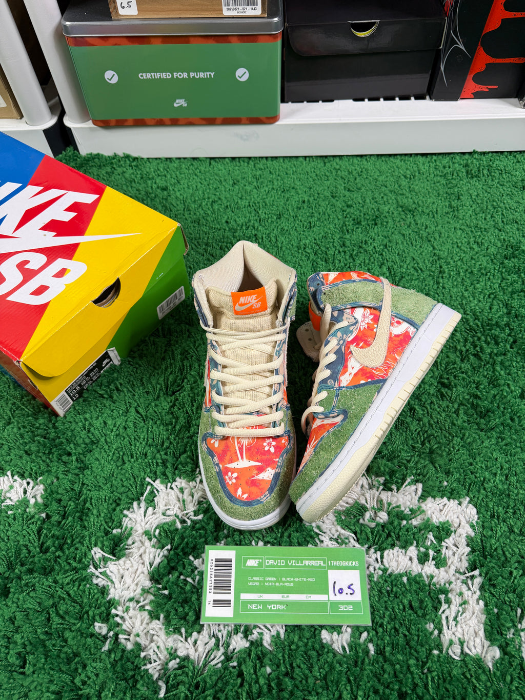 Nike Sb Hawaii High *Carved* - Size 10.5