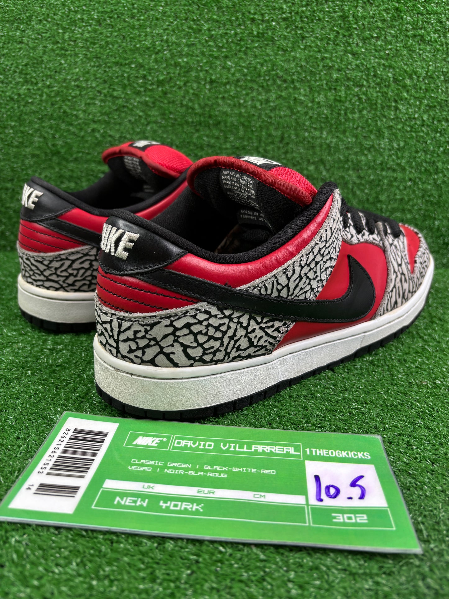 Nike Sb Red Supreme Low - Size 10.5