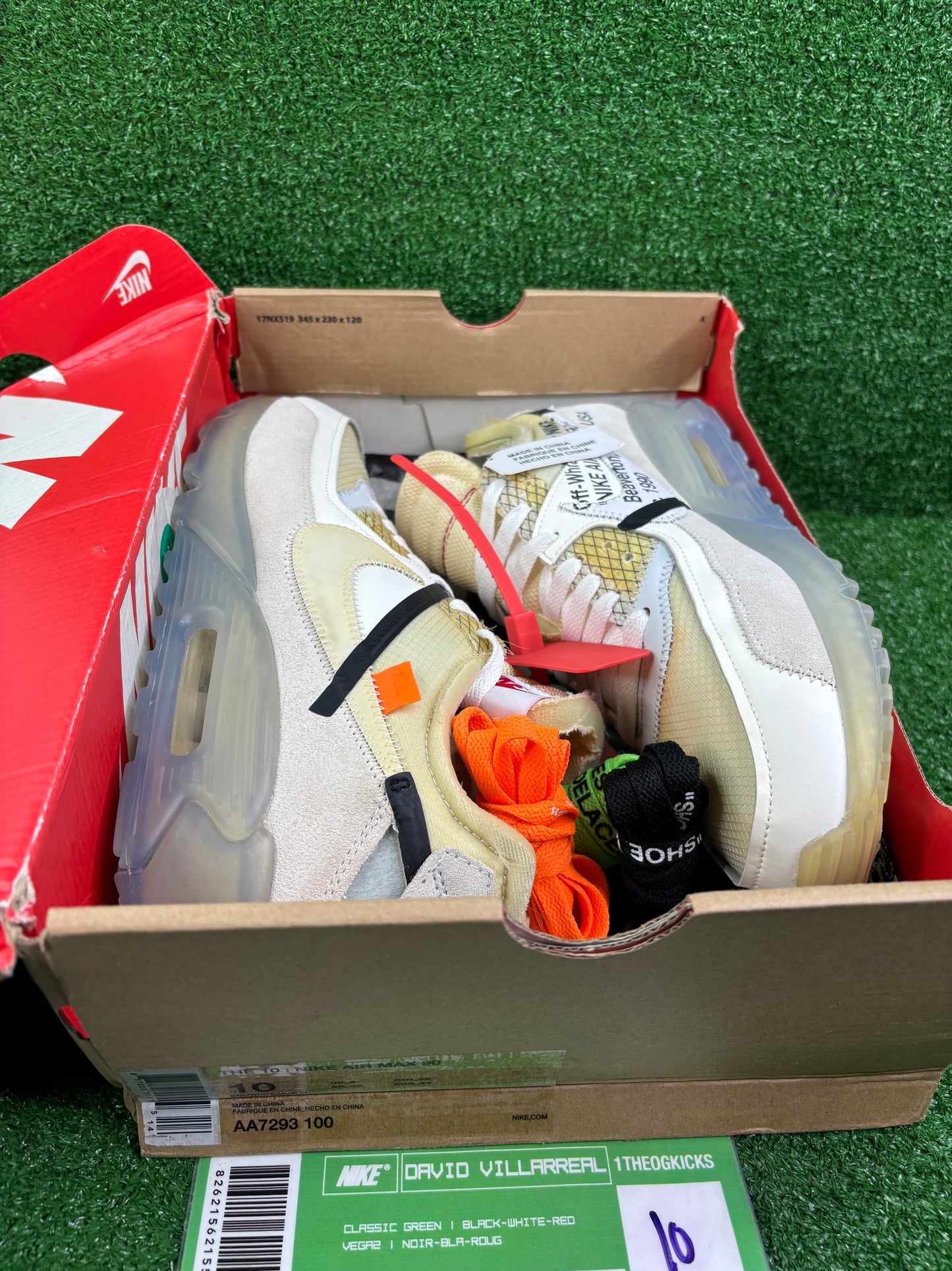 Nike Air Max 90 Off-White “The Ten” - Size 10