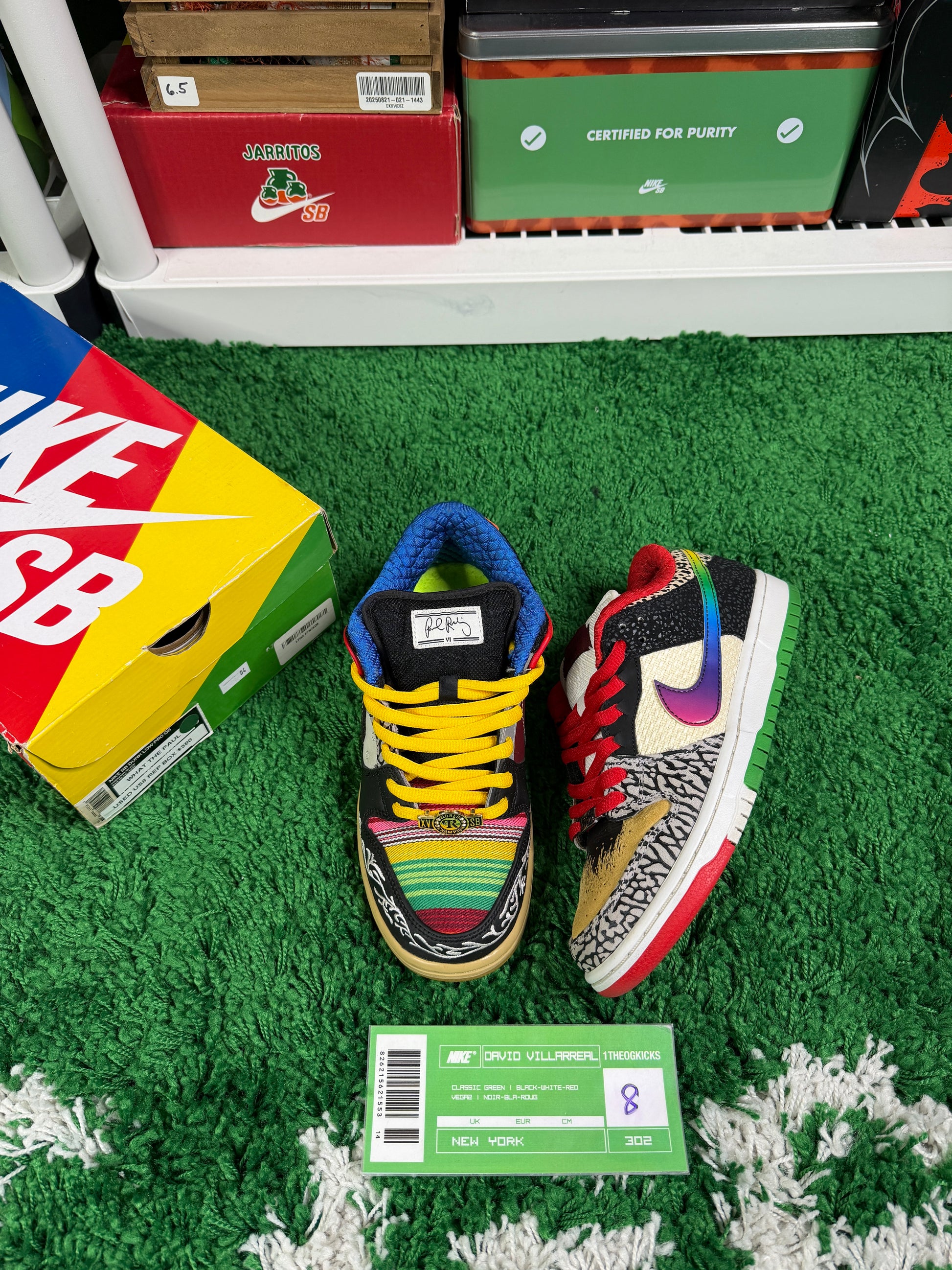 Nike Sb What the Paul - Size 8