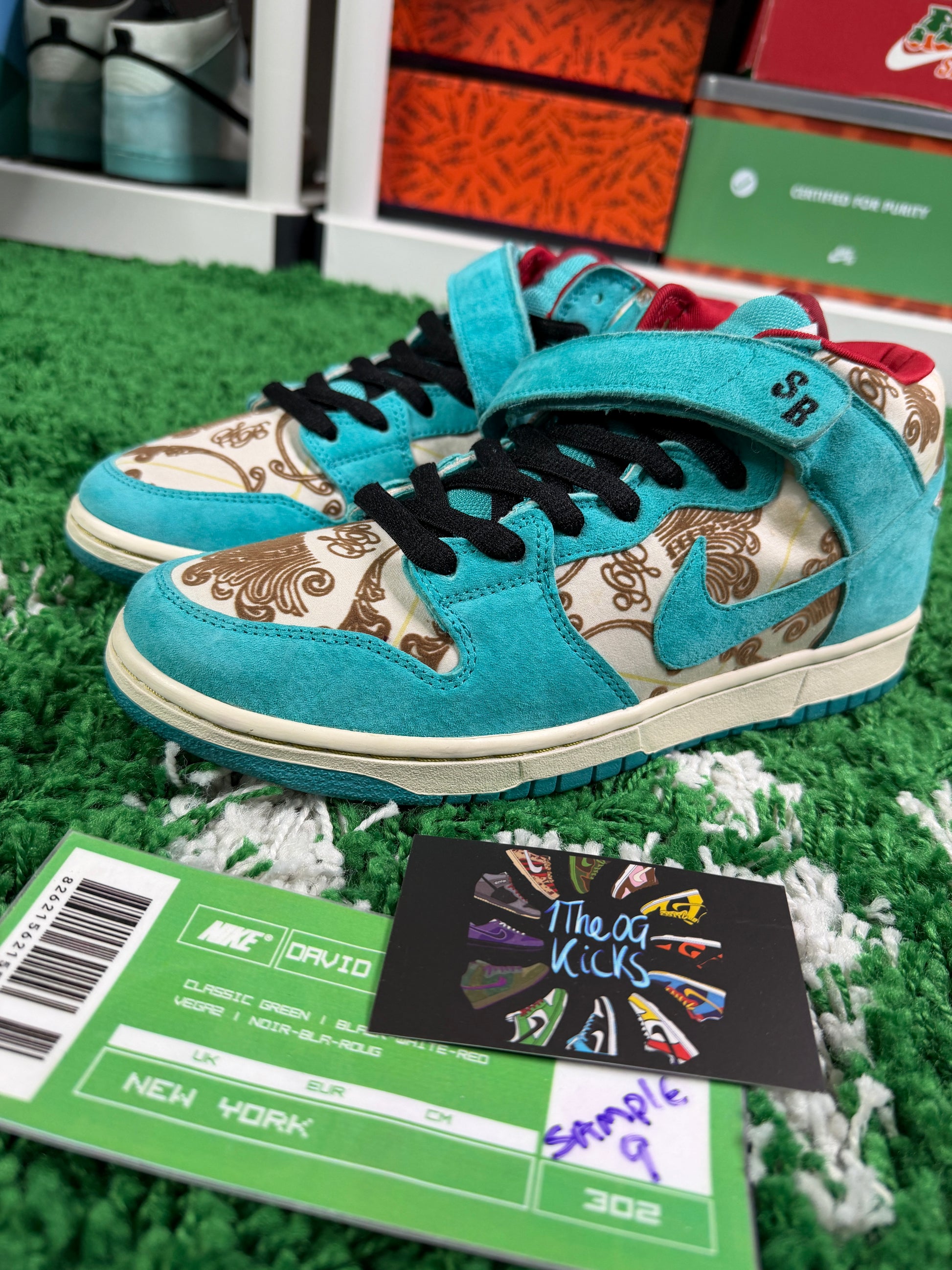 Nike Sb Peacock Sample - Size 9