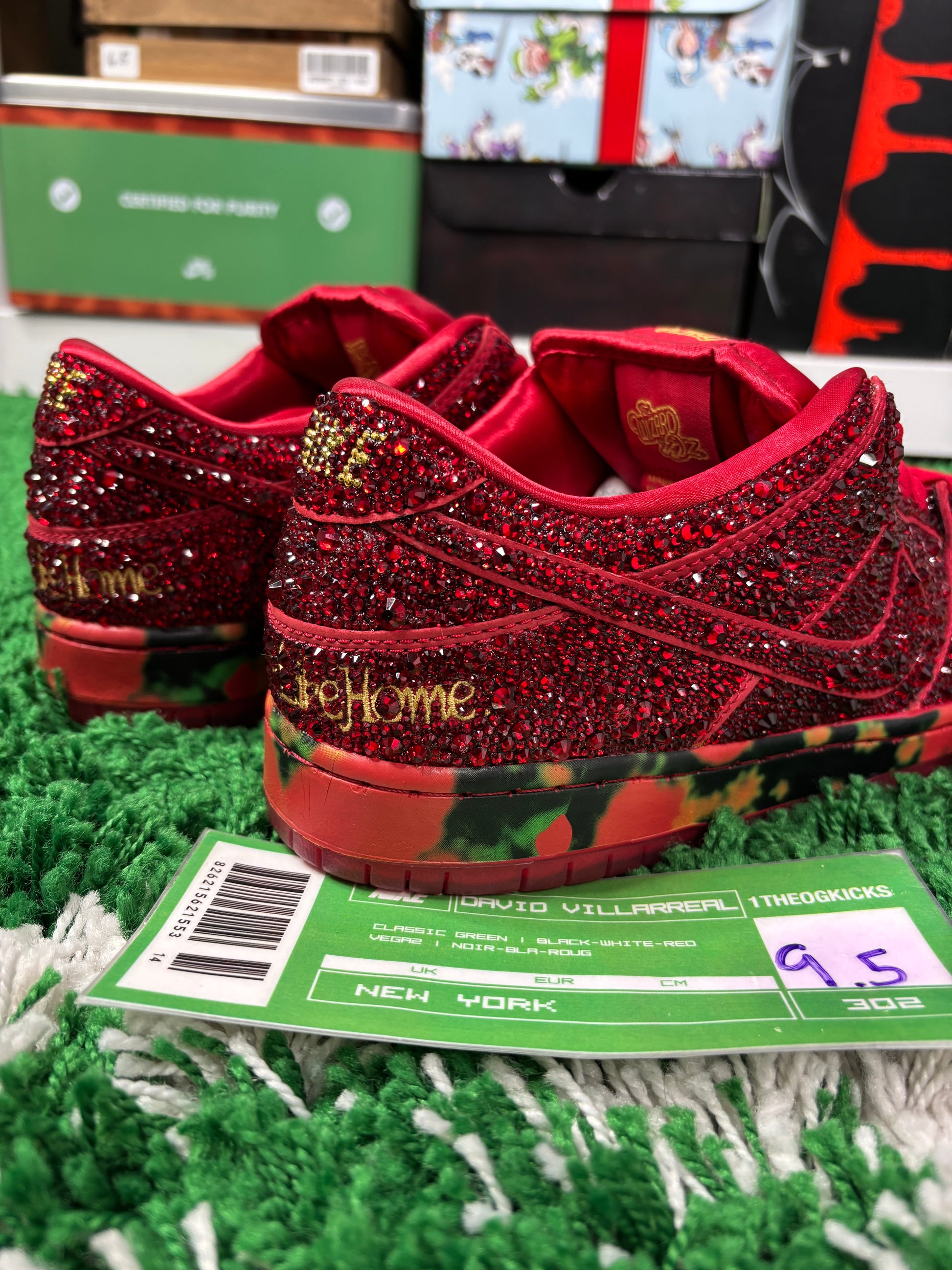 Nike Sb Wizard of Oz Dorthy Custom - Size 9.5