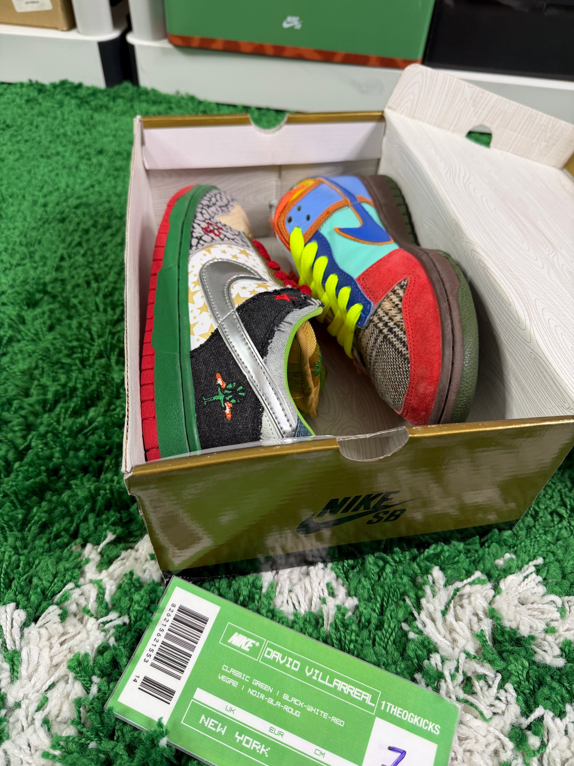 Nike Sb What The Dunks - Size 7