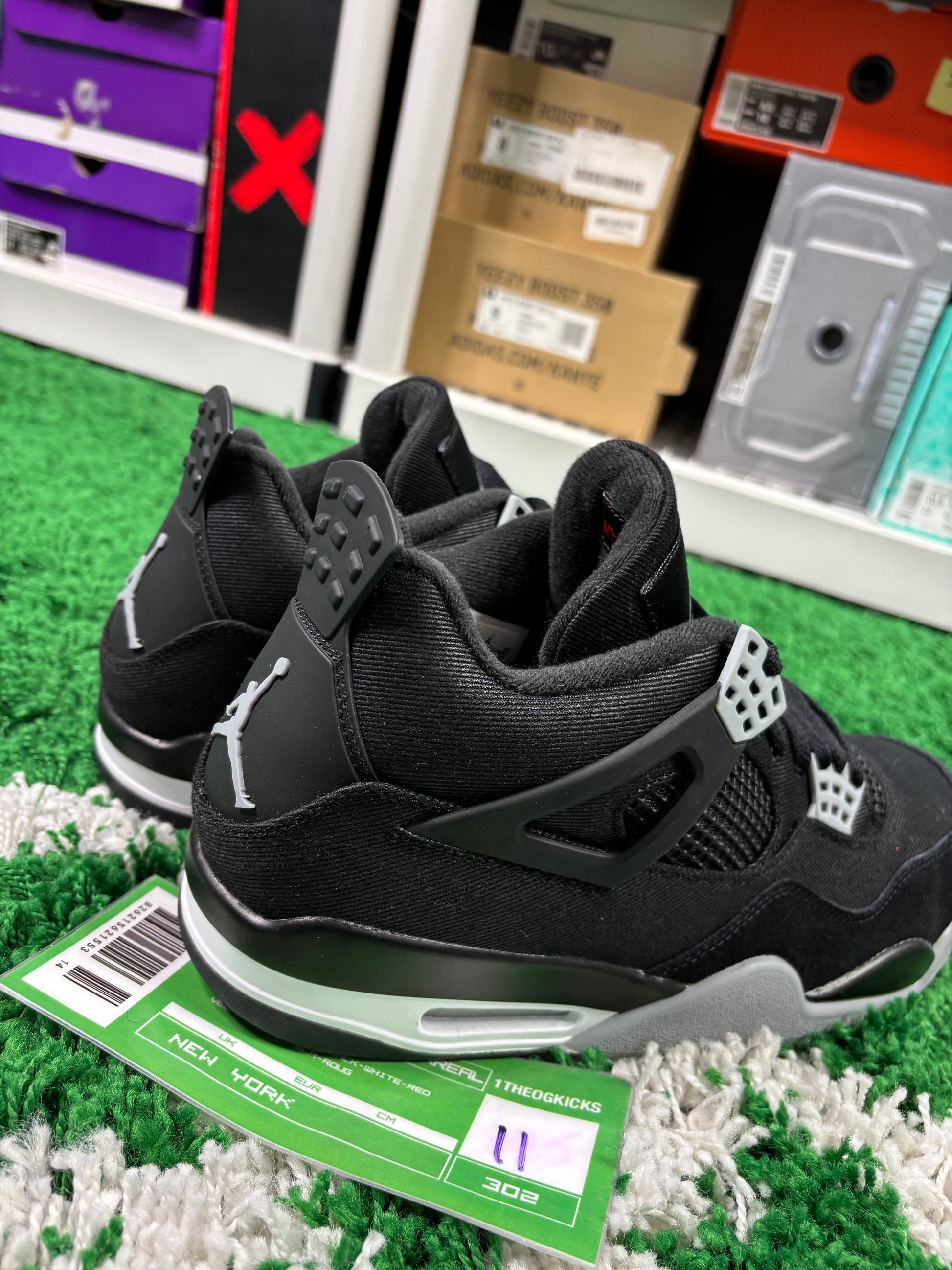 Jordan 4 Black Canvas SE - Size 11
