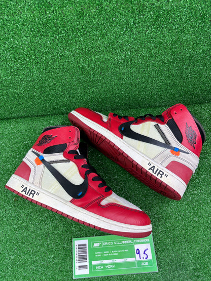 Jordan 1 OFF WHITE Chicago- size 9.5