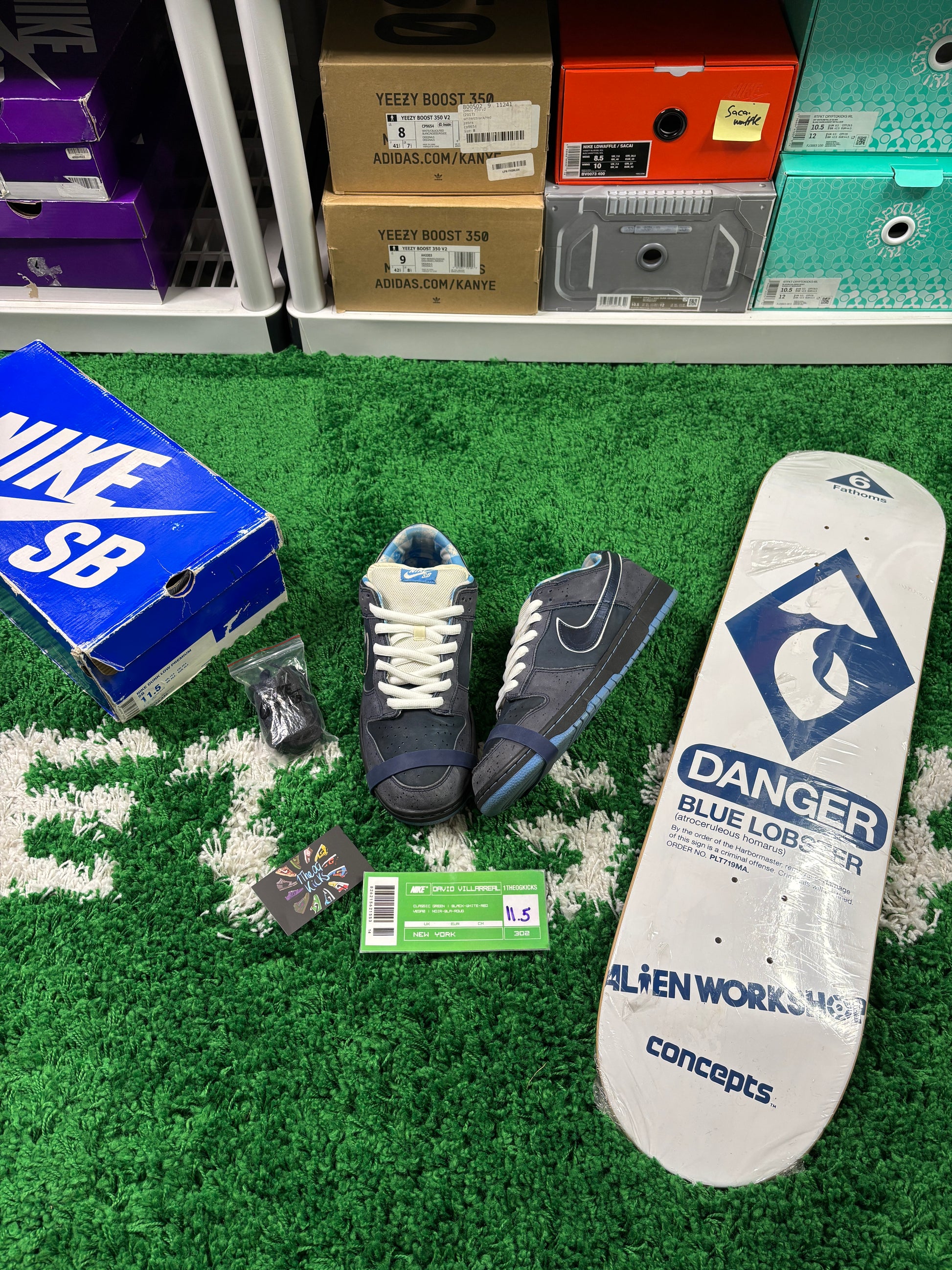 Nike Sb Blue Lobsters - Size 11.5