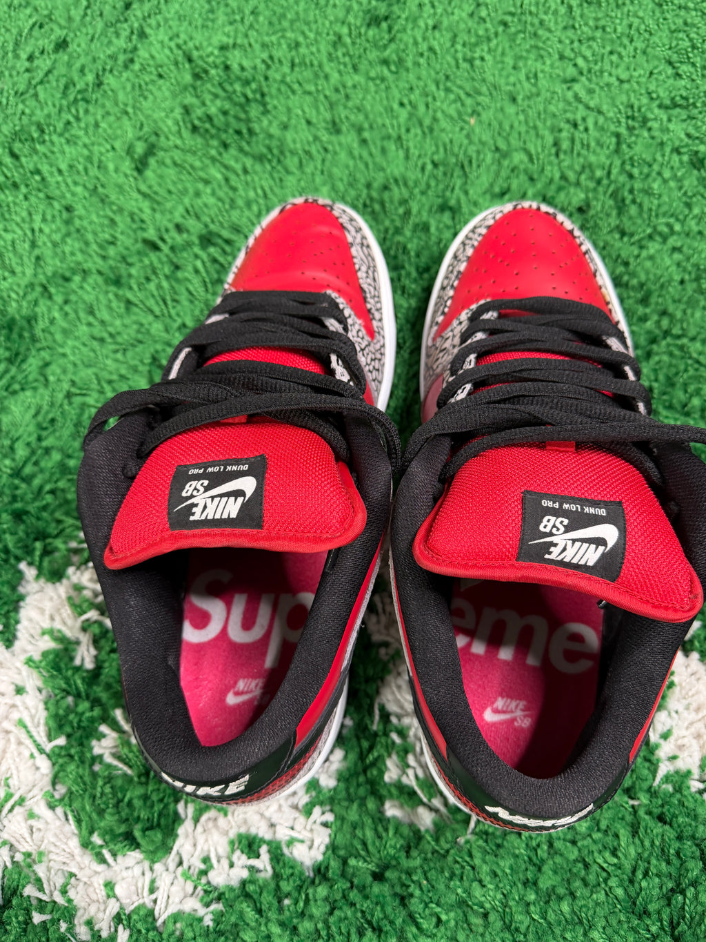 Nike Sb Red Supreme Lows - Size 10.5