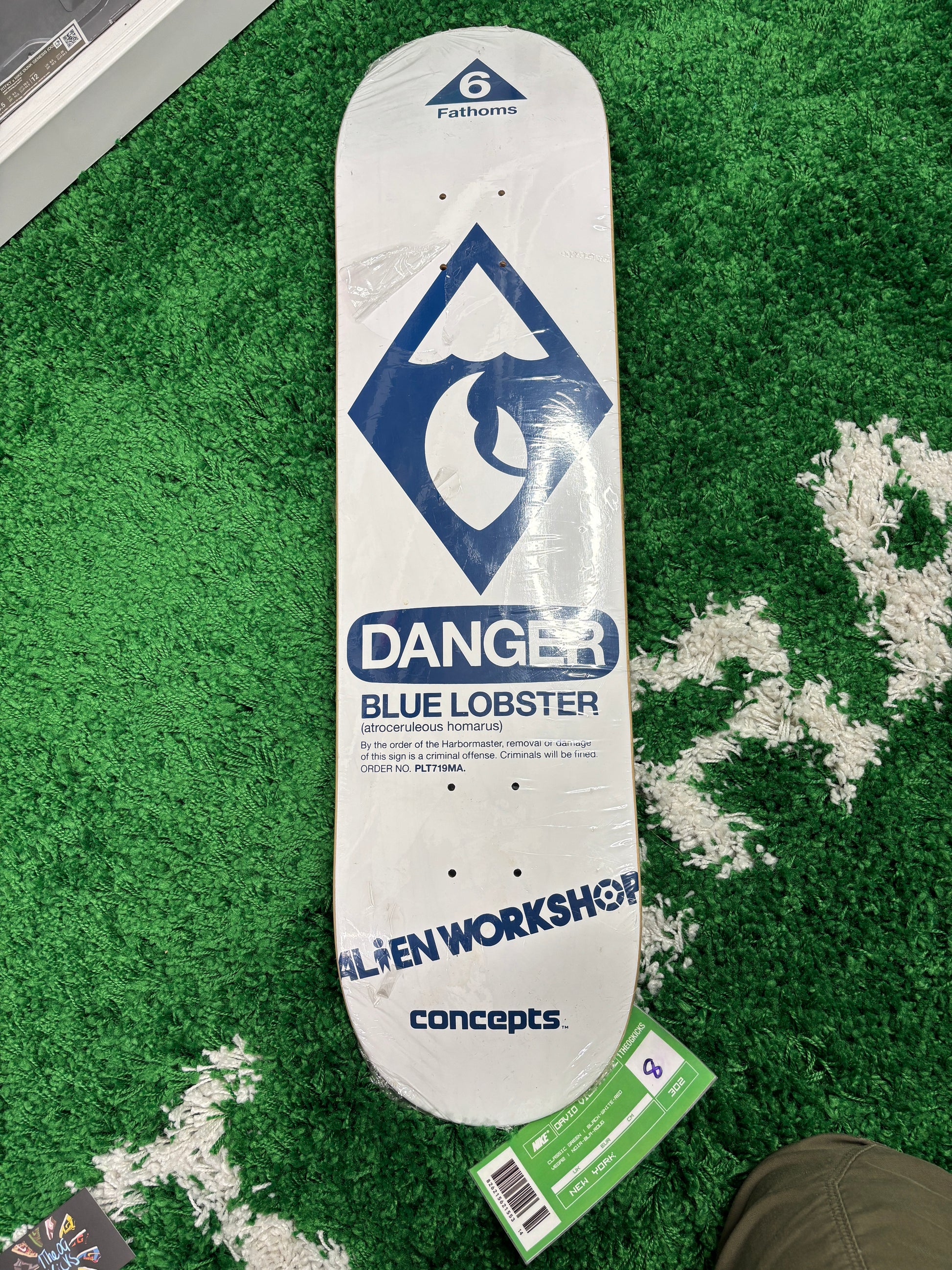 Nike Sb Blue Lobster Skateboard Deck