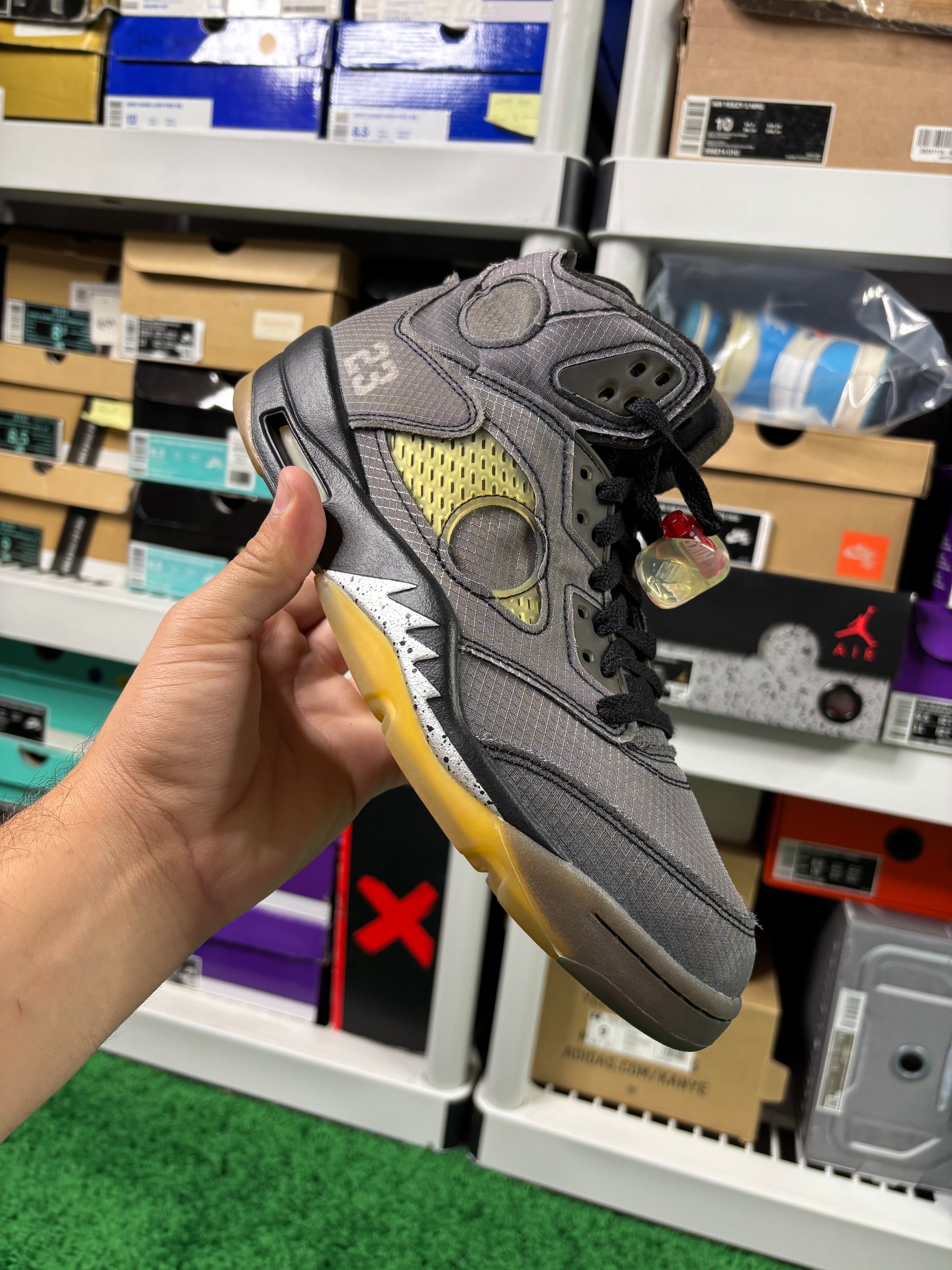 Jordan 5 Off-White Muslin SAMPLE - Size 8