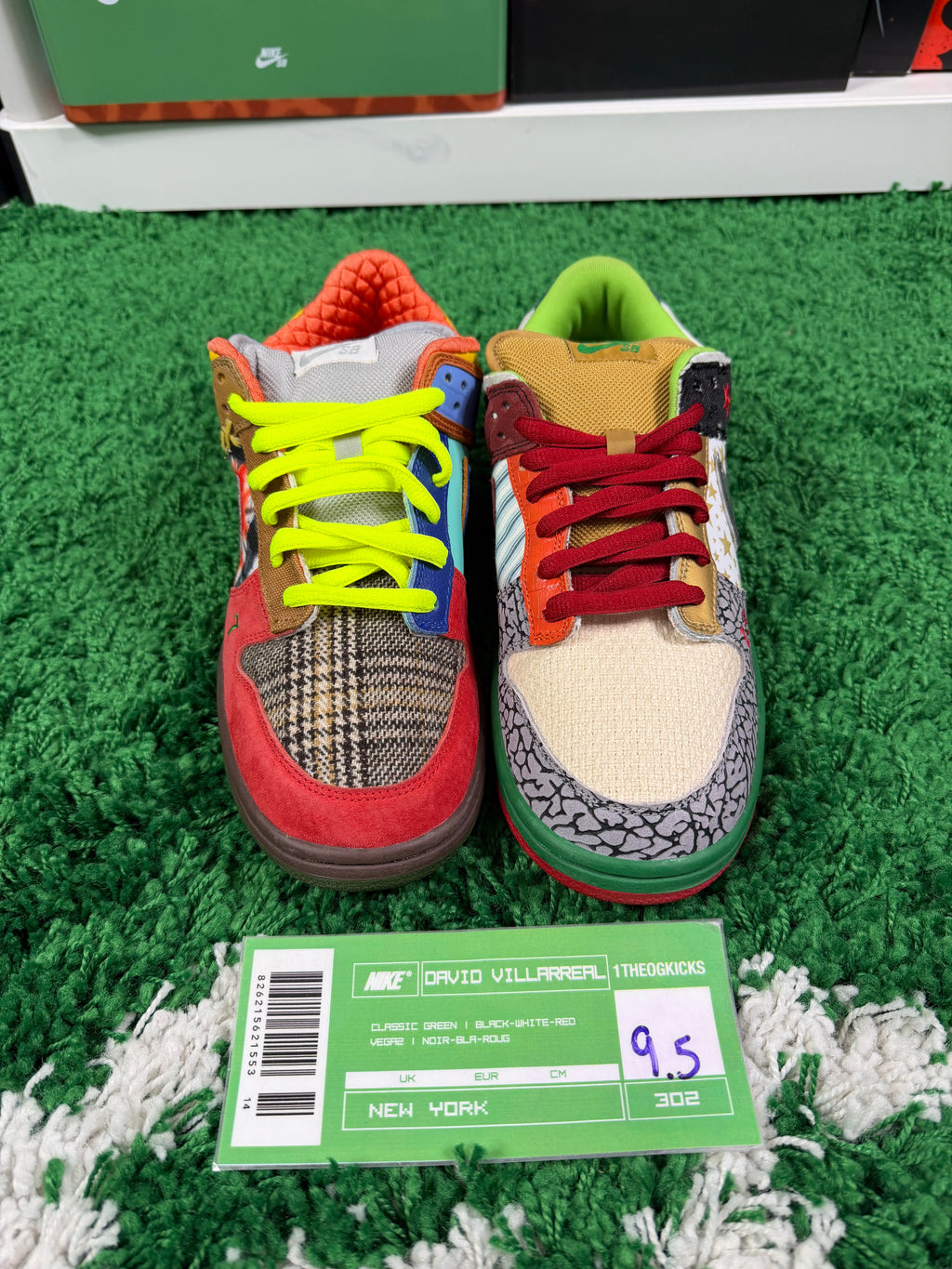 Nike Sb What The Dunks - Size 9.5