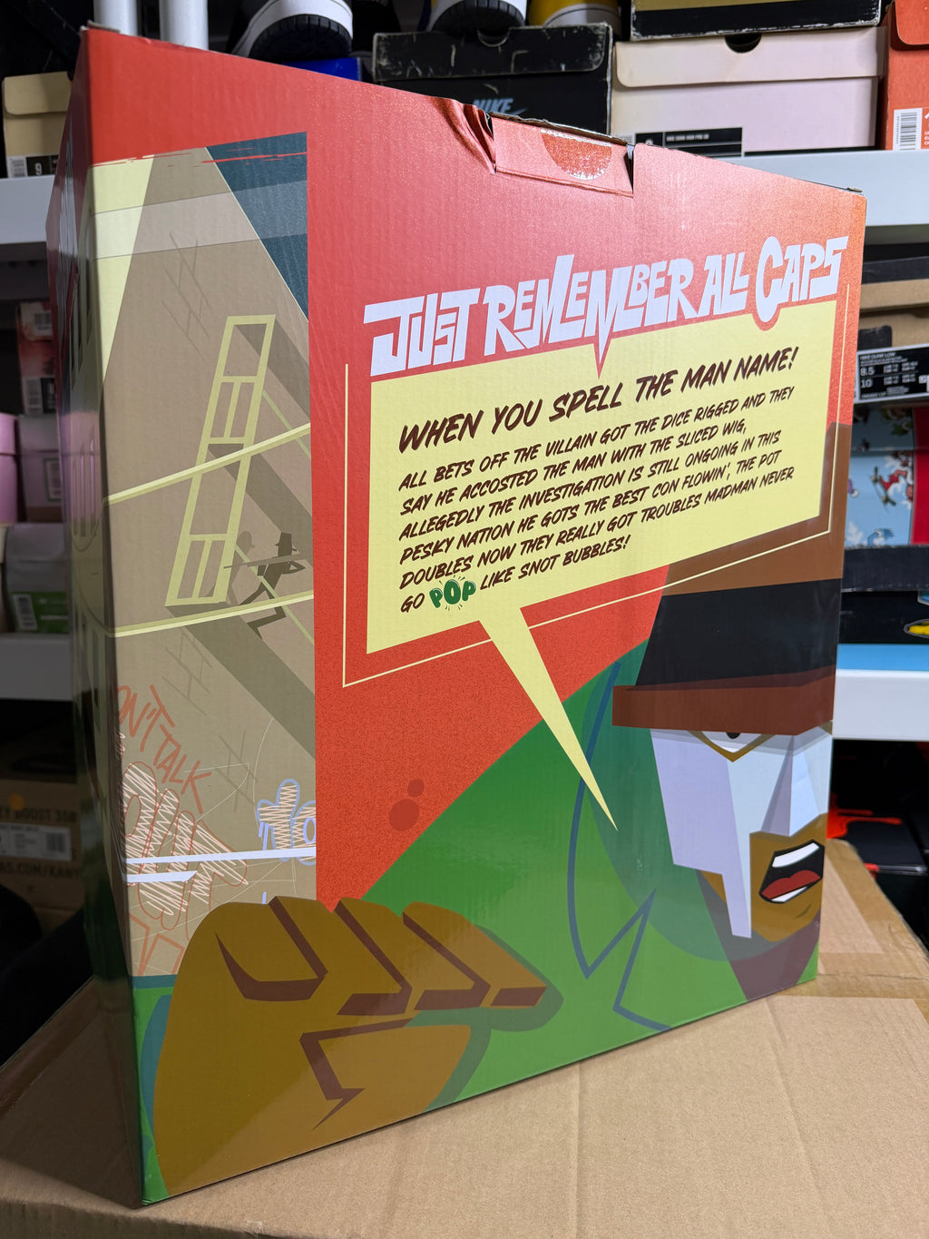 MF DOOM SuperSize Vinyl figure 16'