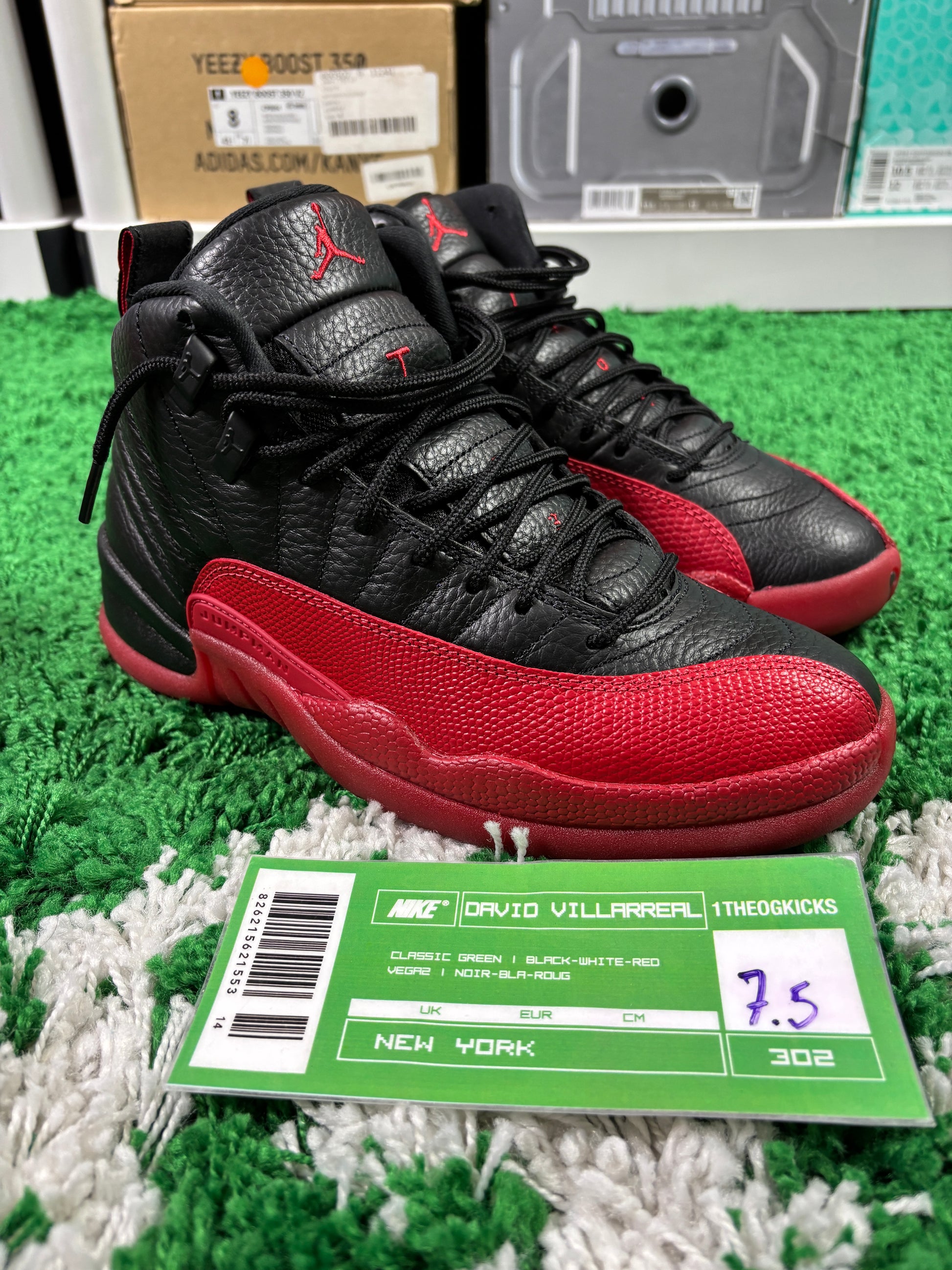 Jordan 12 Flu Game - Size 7.5