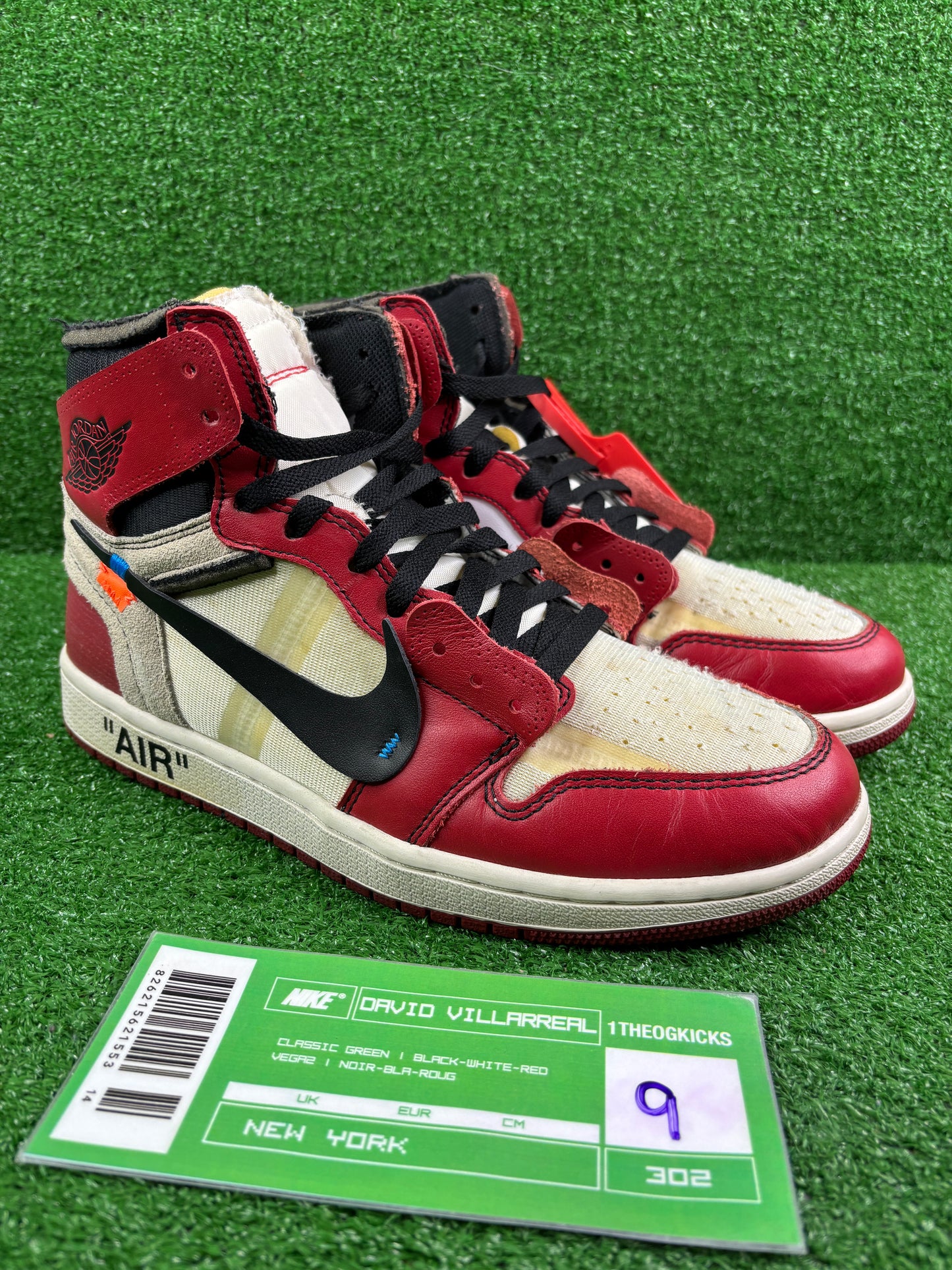 Jordan 1 OFF WHITE Chicago- size 9