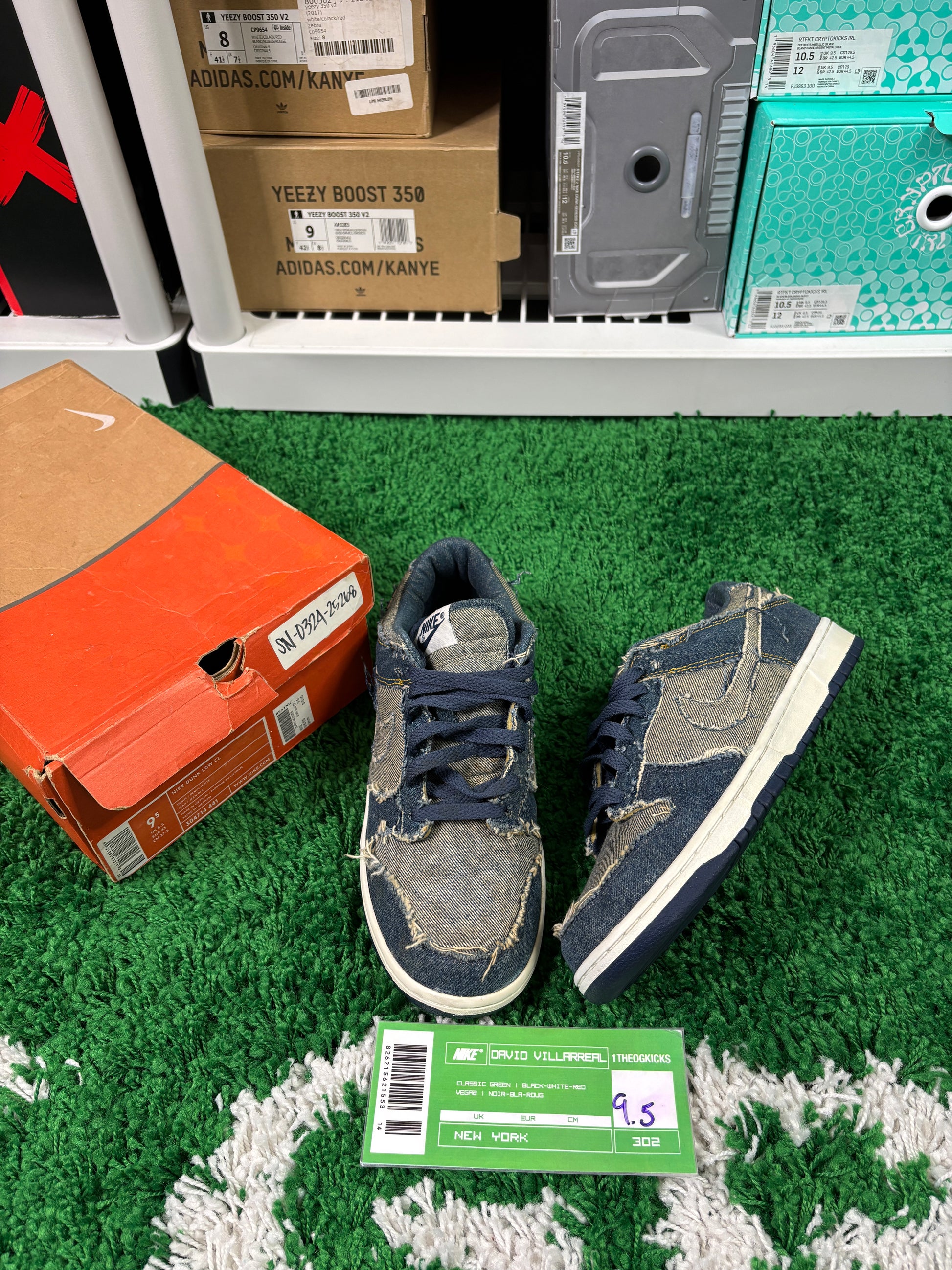 Nike Dunk Low CL Denim - Size 9.5