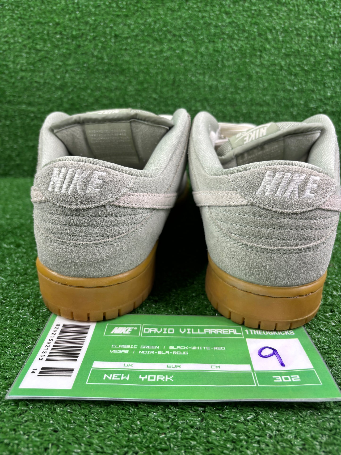 Nike Sb Horizon Green - Size 9