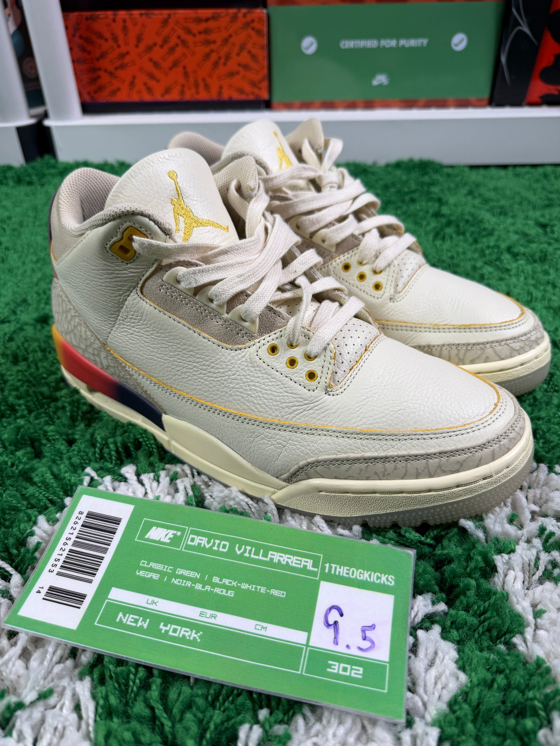 Jordan 3 J Balvin - Size 9.5