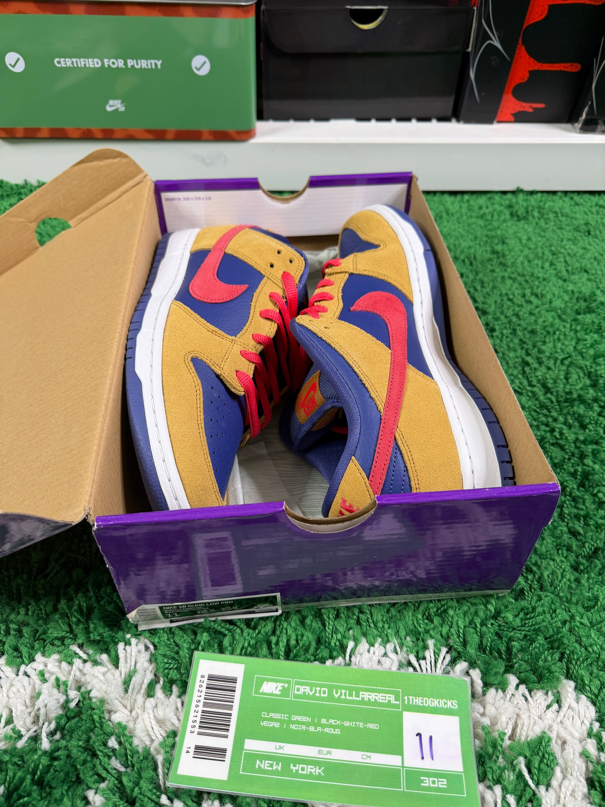 Nike Sb Reverse Papa Bear Lows - Size 11