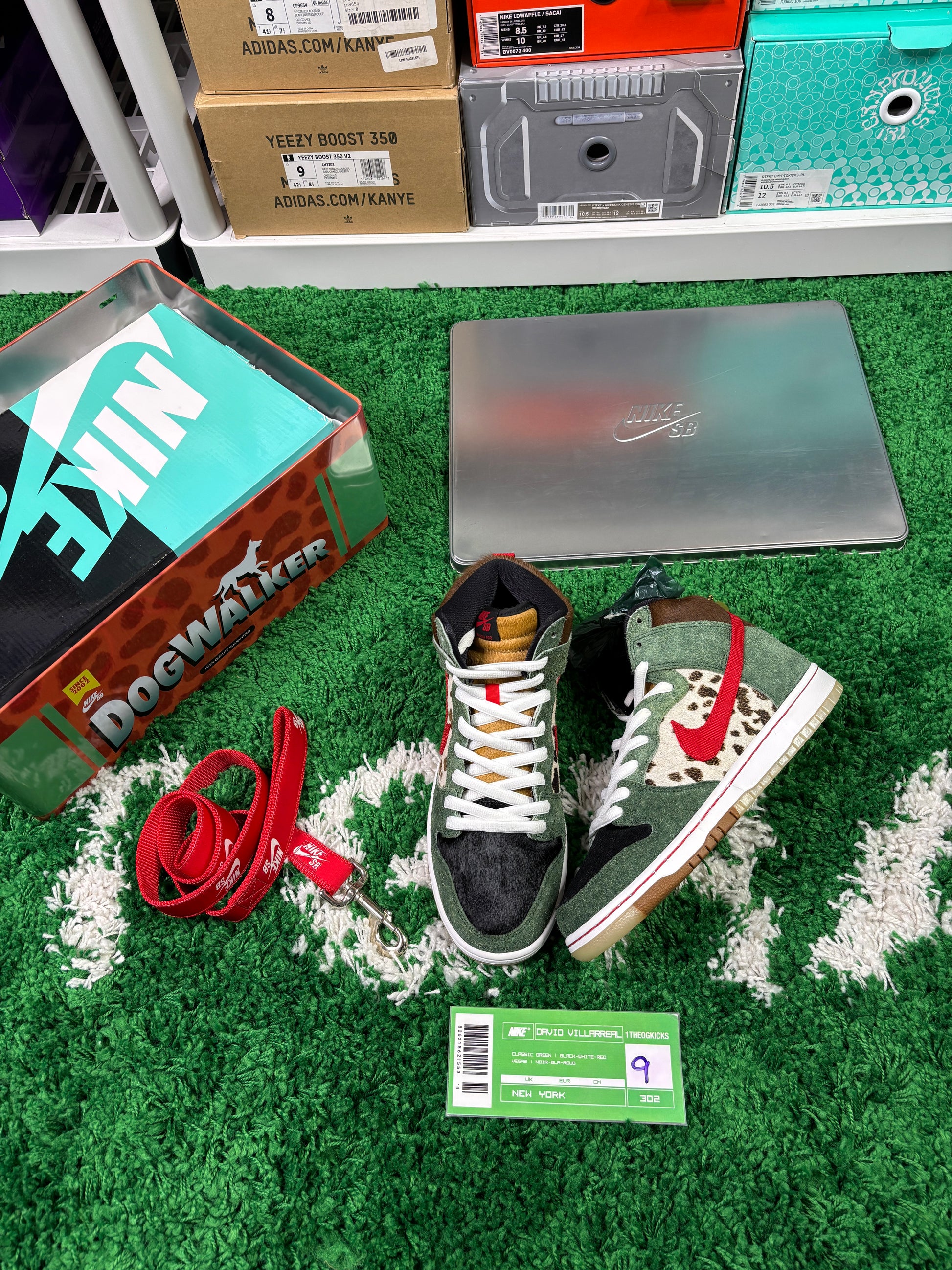 Nike Sb Dog Walkers Special Box W/ Leash - Size 9