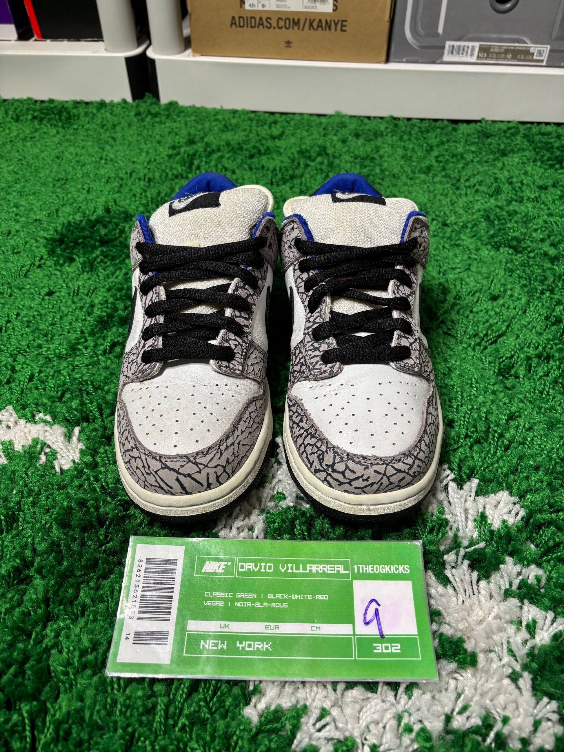 Nike Sb White Supreme Low - Size 9
