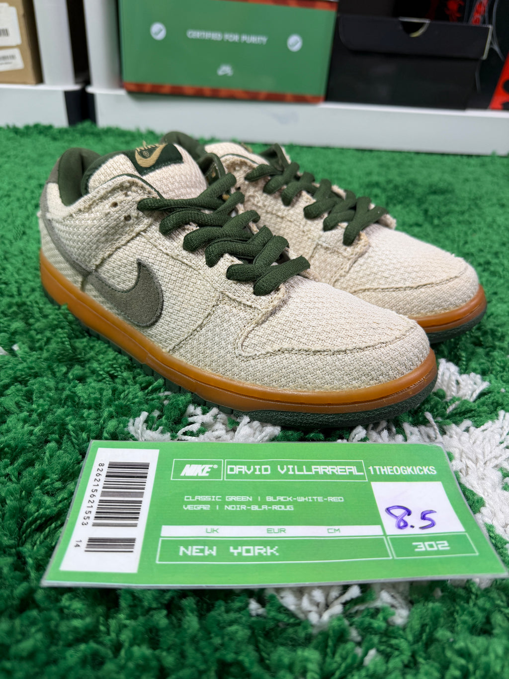 Nike Sb Bonsai Hemps - Size 8.5