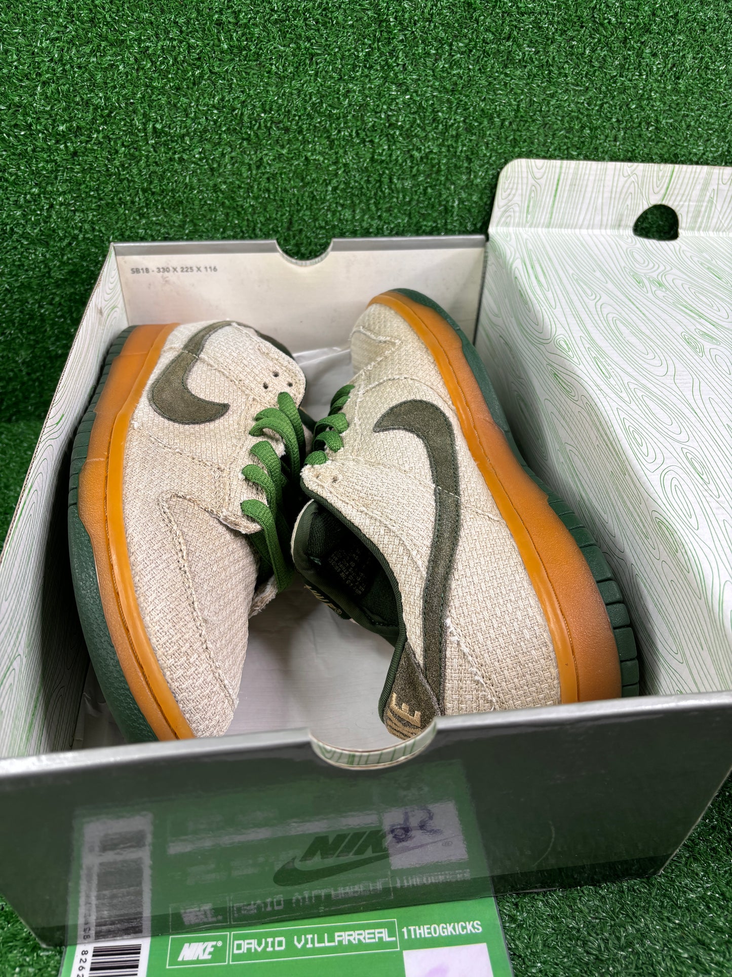 Nike Sb Bonsai Hemp - Size 9.5