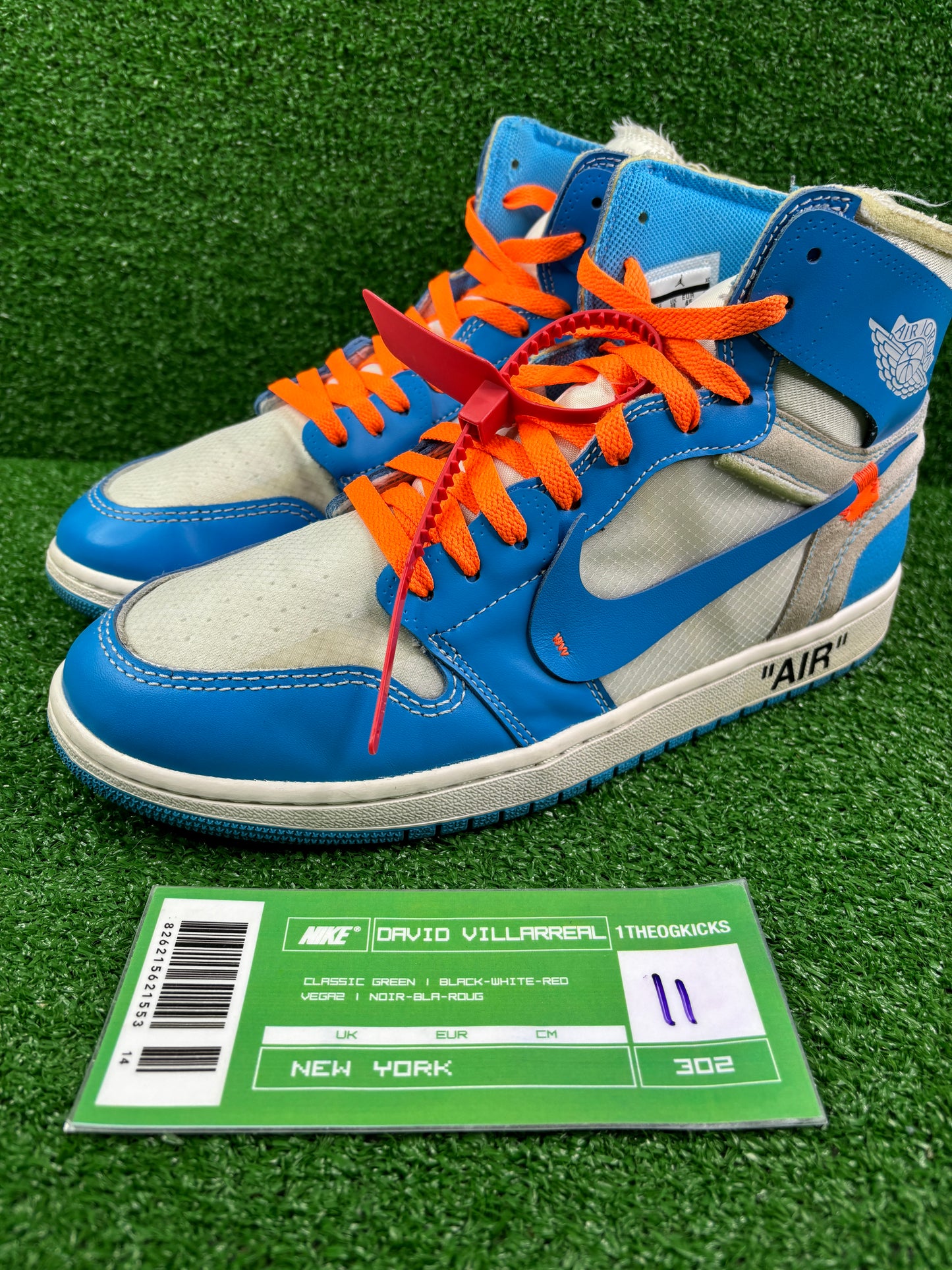 Jordan 1 OFF WHITE UNC - size 11